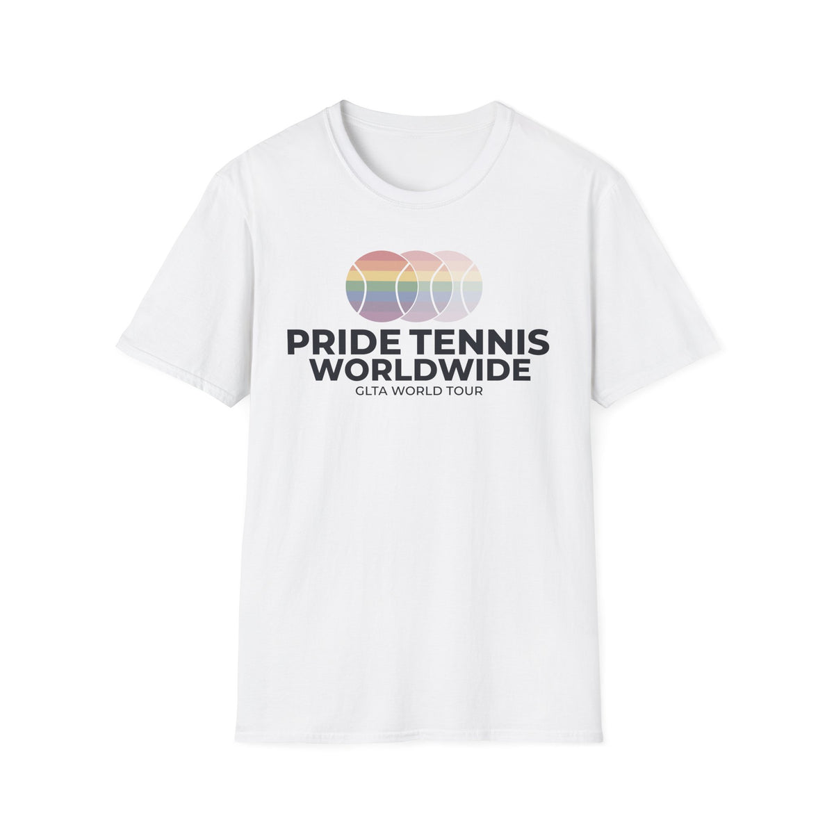 Fading Rainbow Ball Tee