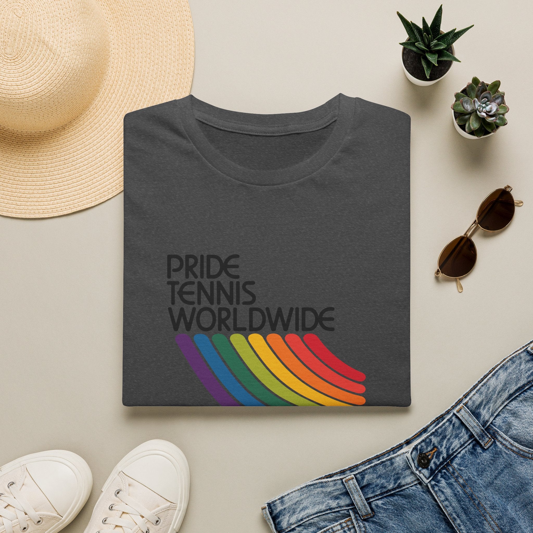 Pride Tennis Worldwide Rainbow Tee