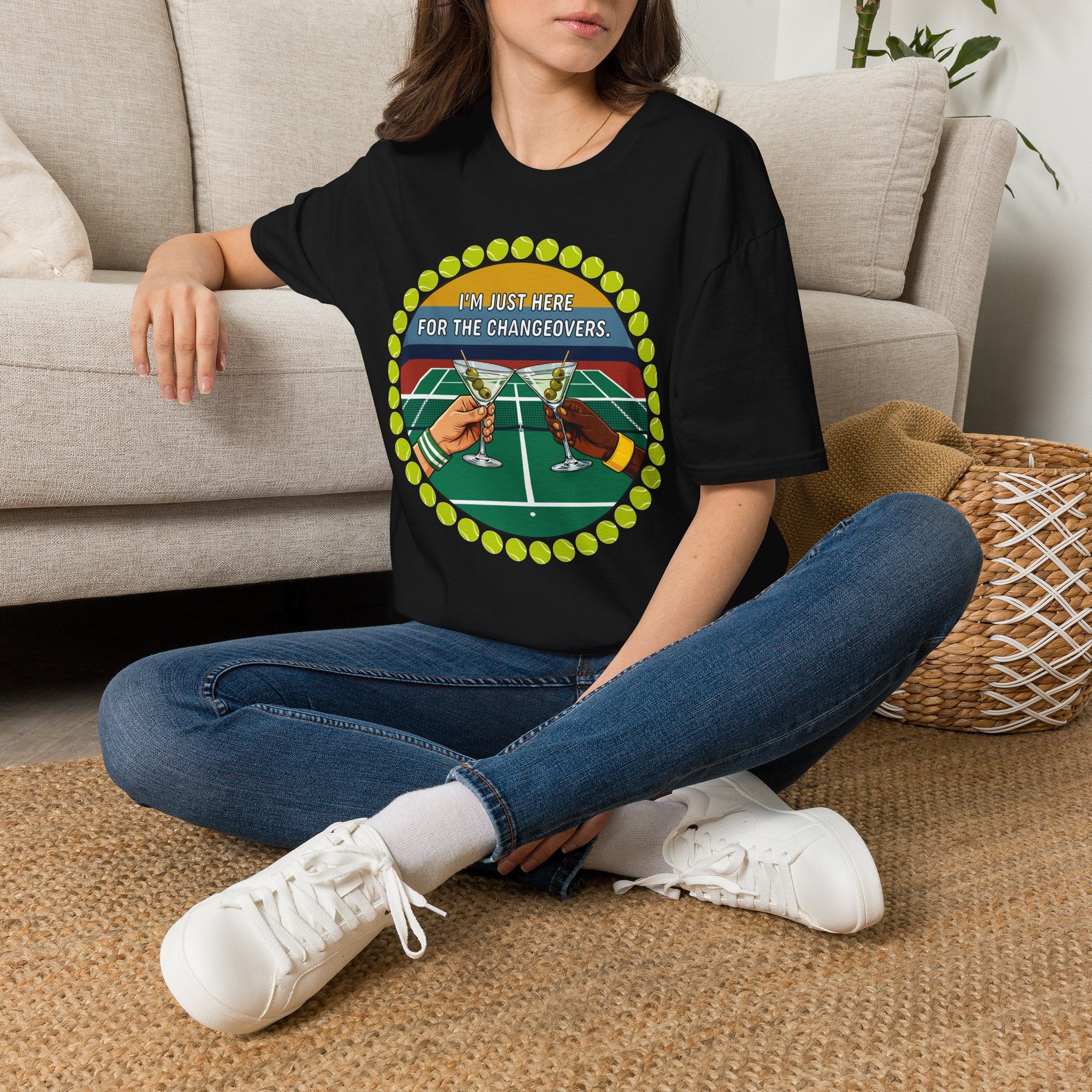 Just Here For The Changeovers Tee