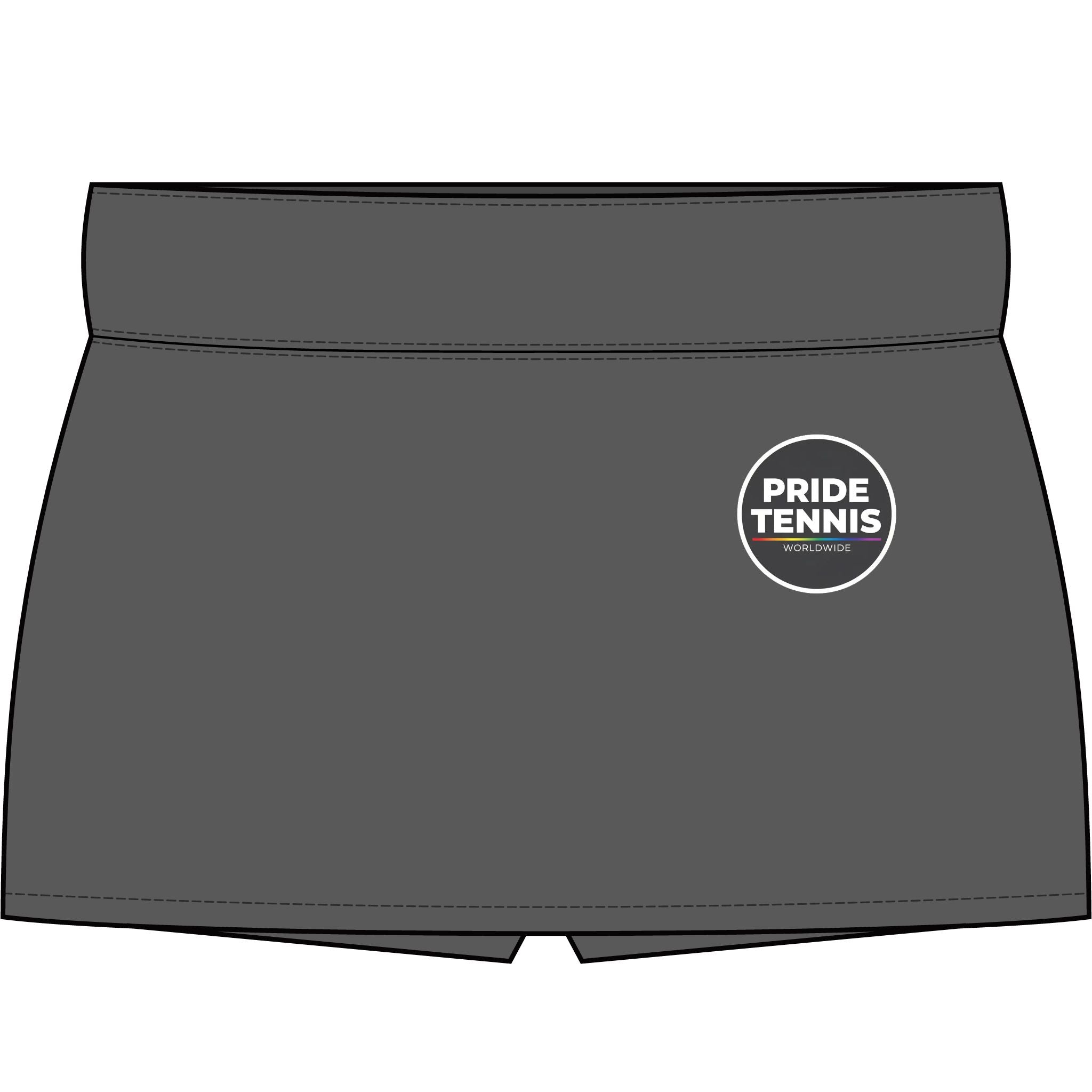 Tennis Skort — "Pride Tennis" Logo Athletic Skort for Women