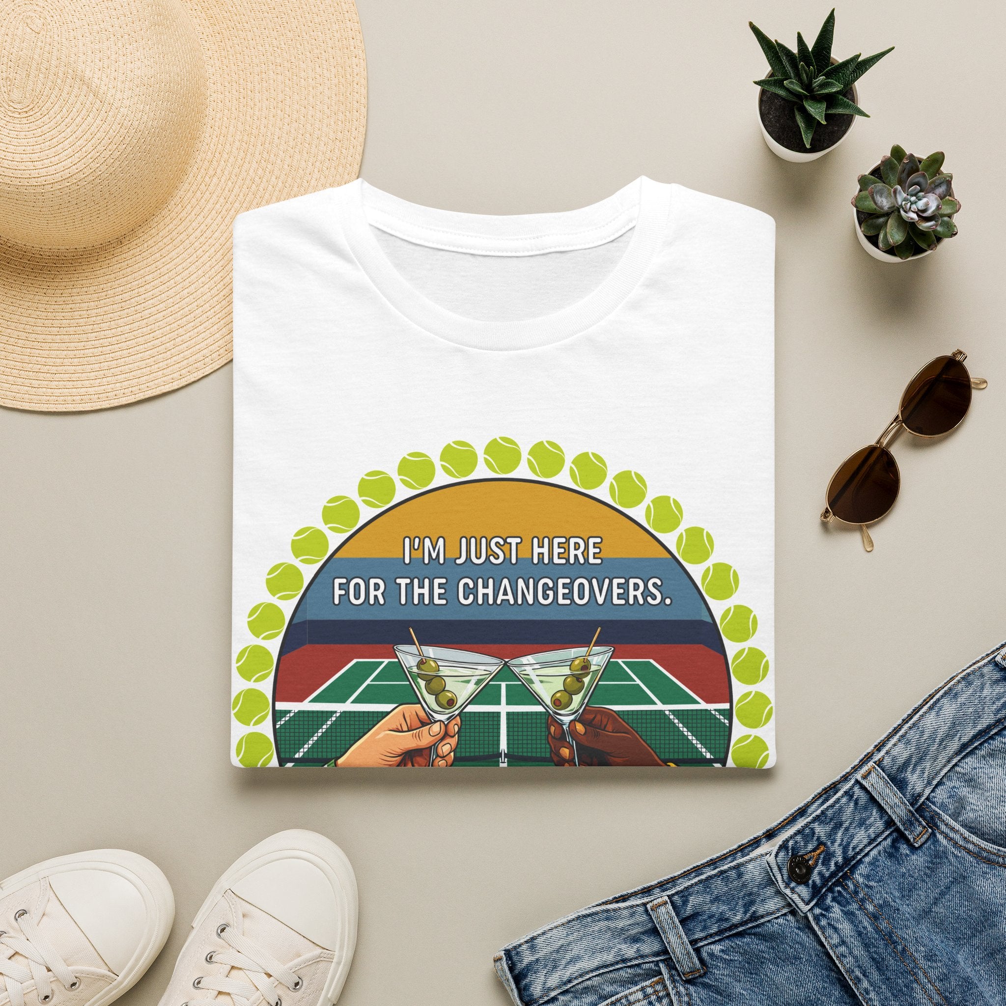 Just Here For The Changeovers Tee