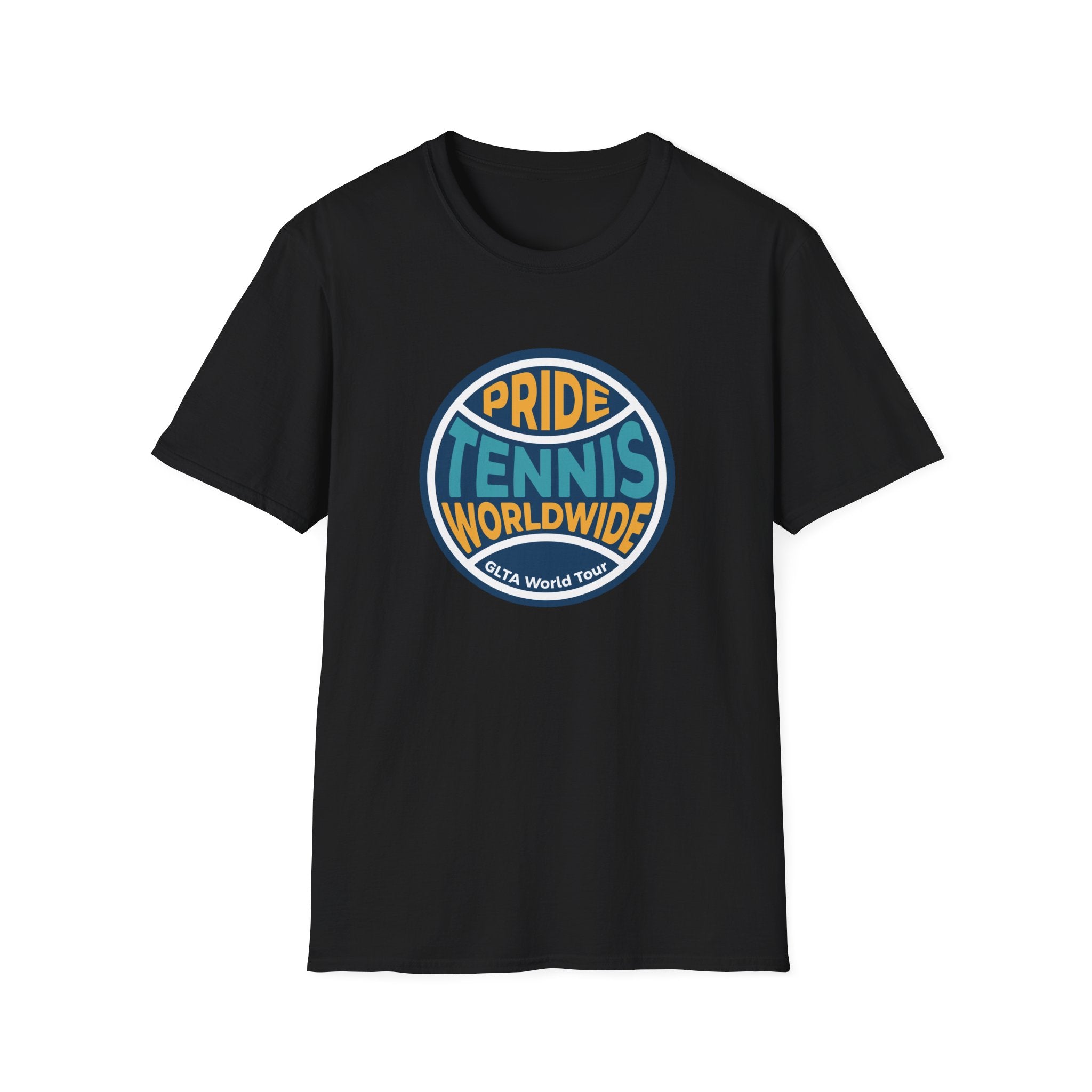 Pride Tennis Tee Retro Circle Design Version 2