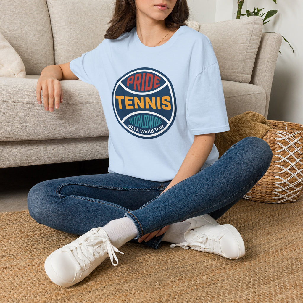Pride Tennis Retro Circle Logo Version 1