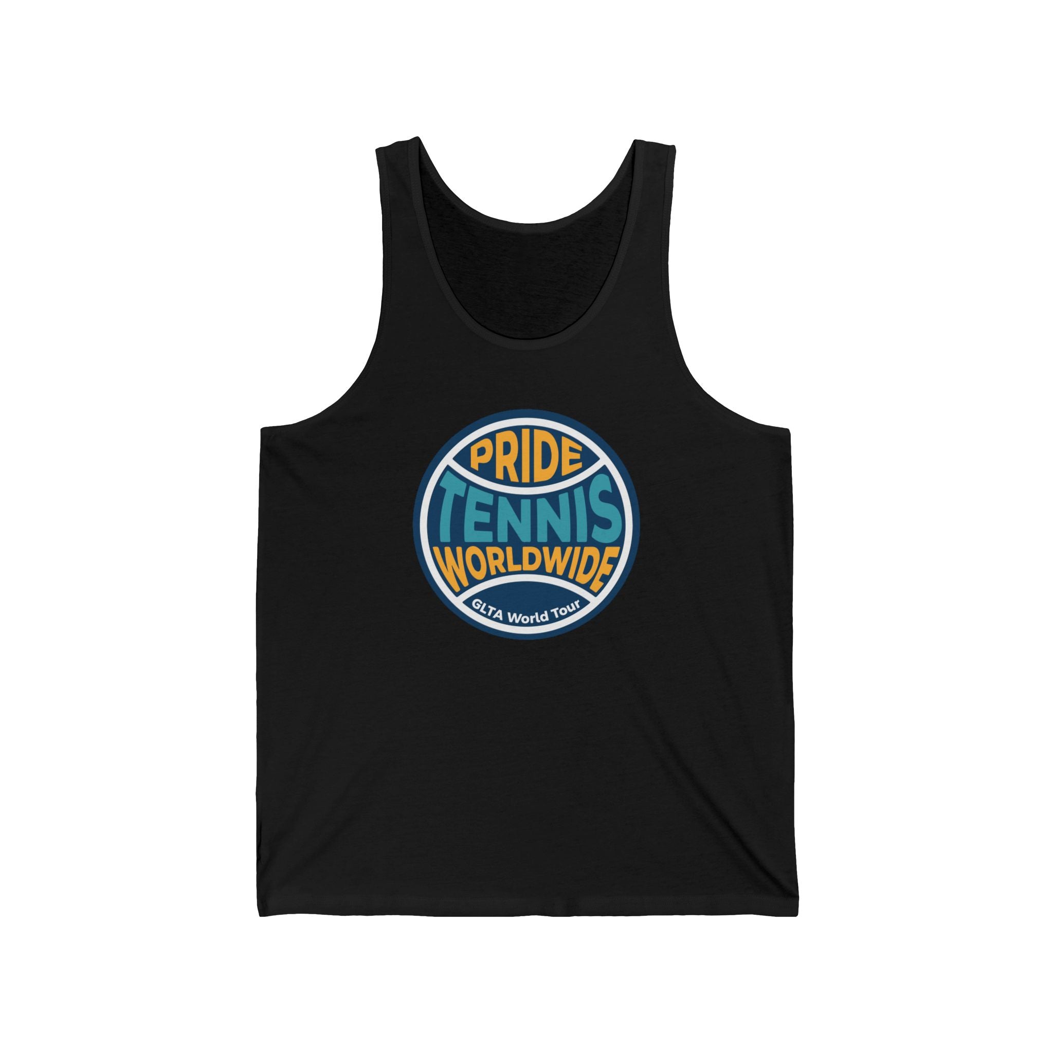 Pride Tennis Tank Retro Circle Design Version 2