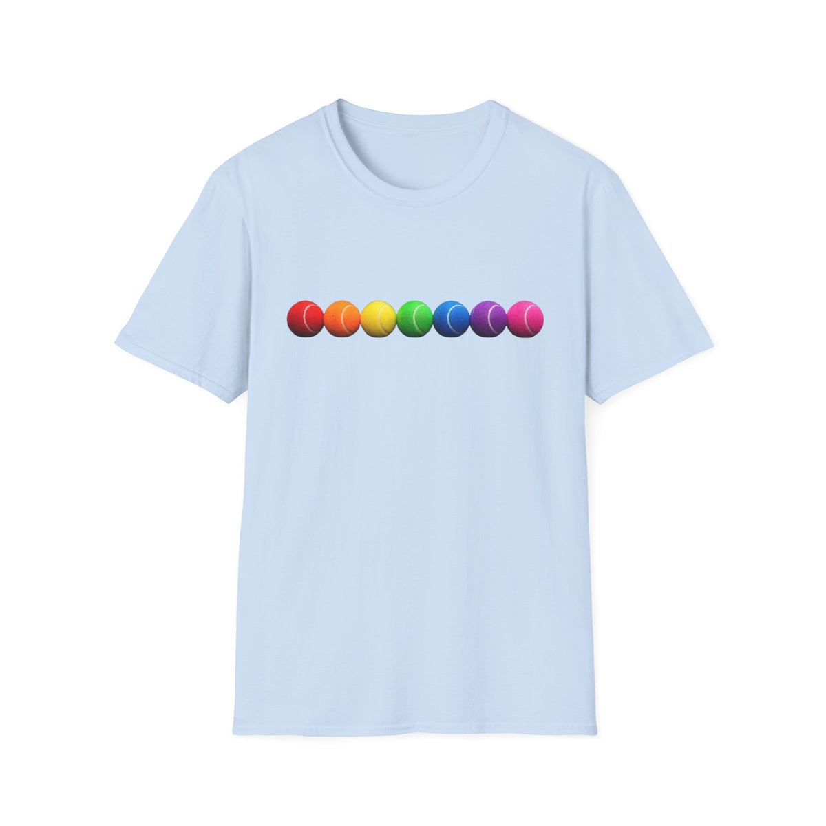 Rainbow Tennis Balls Tee