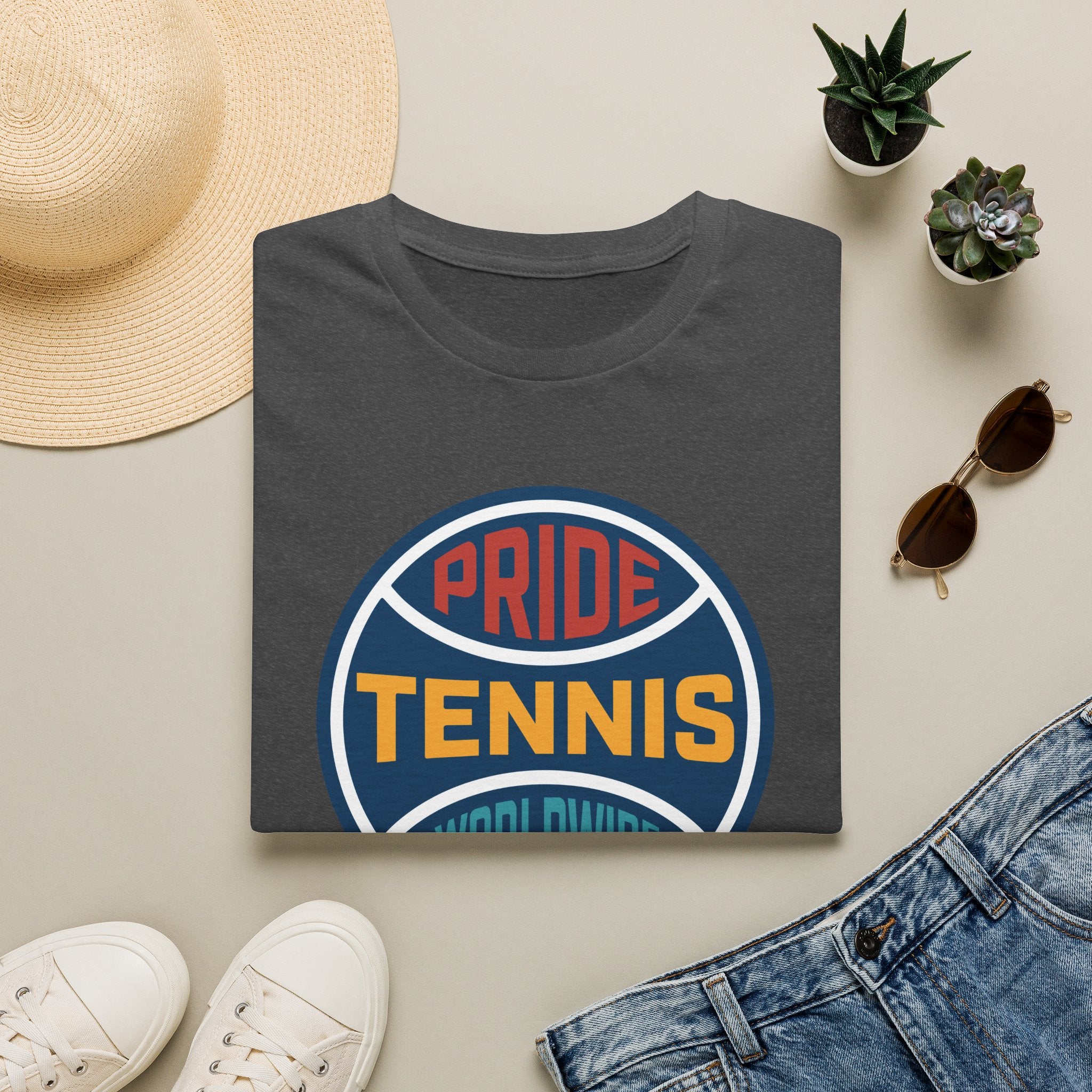 Pride Tennis Retro Circle Logo Version 1