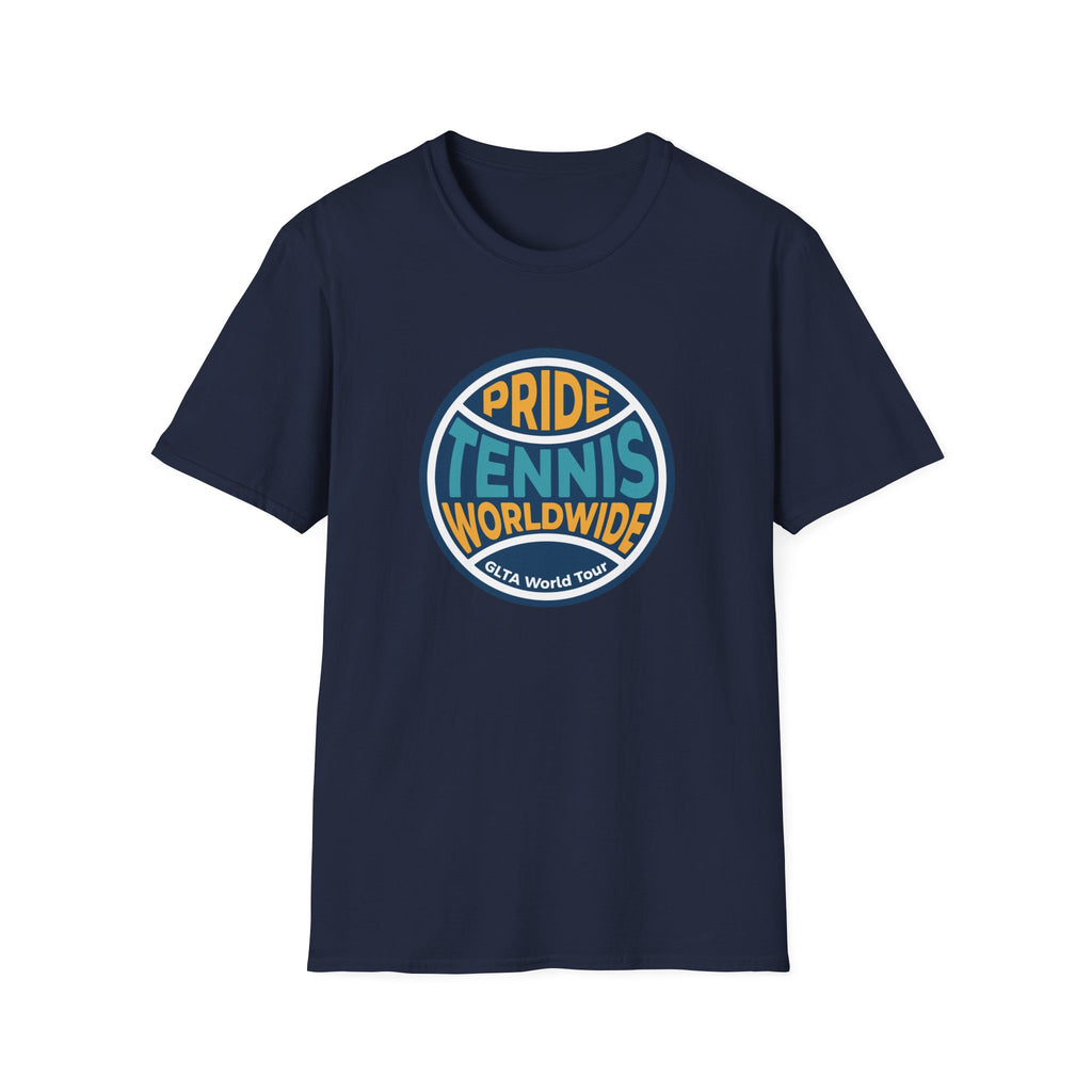 Pride Tennis Tee Retro Circle Design Version 2
