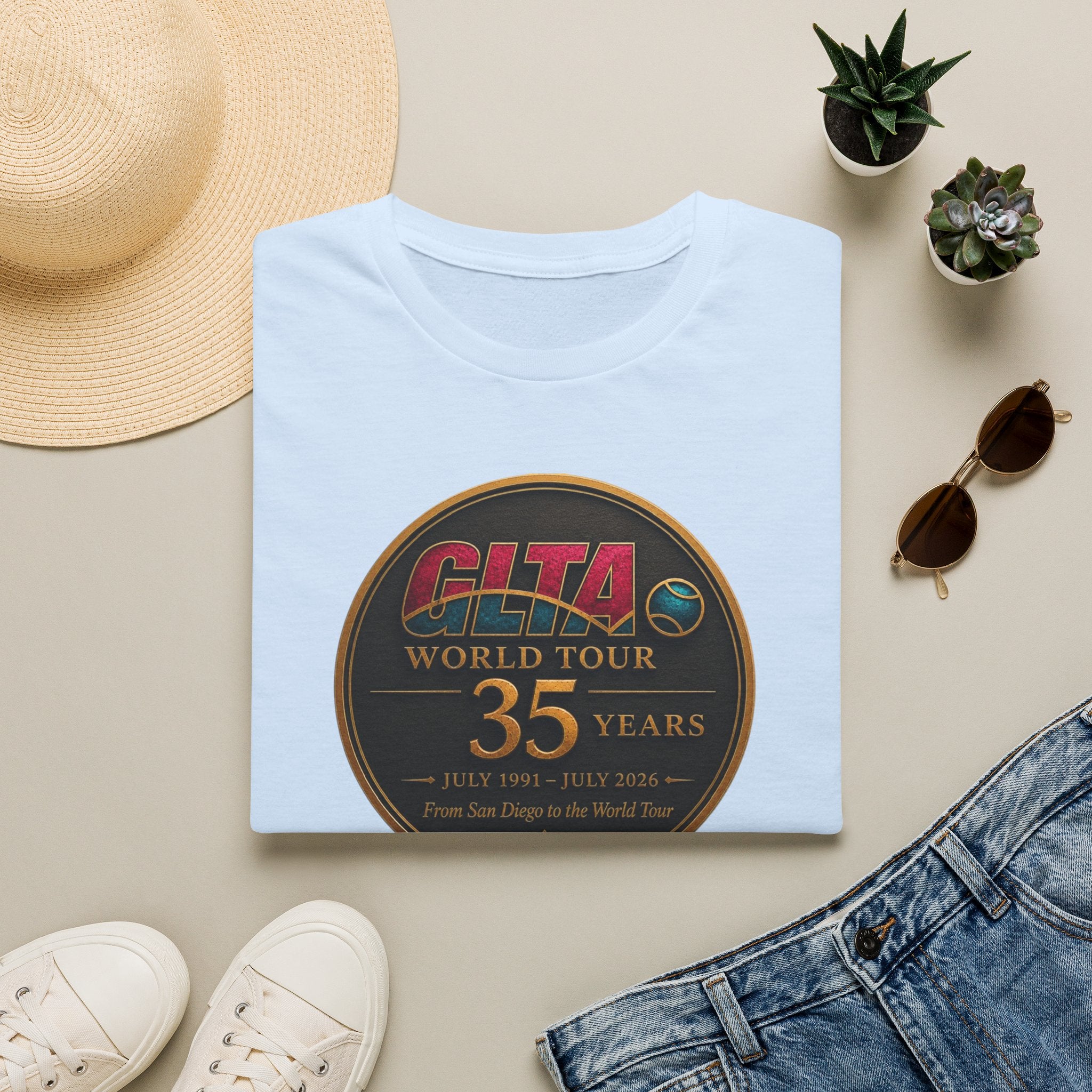 T-Shirt — GITA World Tour 35 Years Vintage Tour Tee