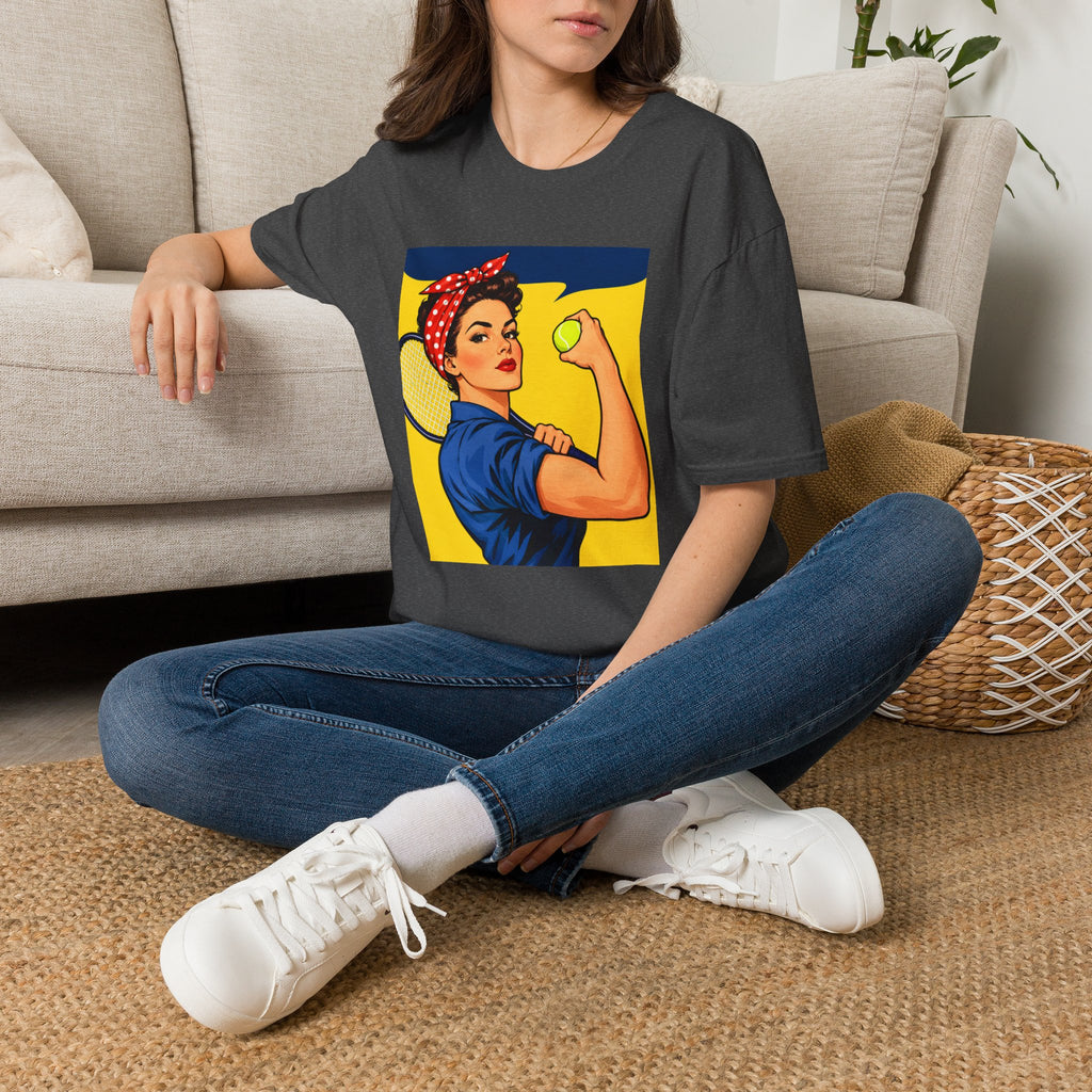 Rosie the Riveter Tennis Power T-Shirt