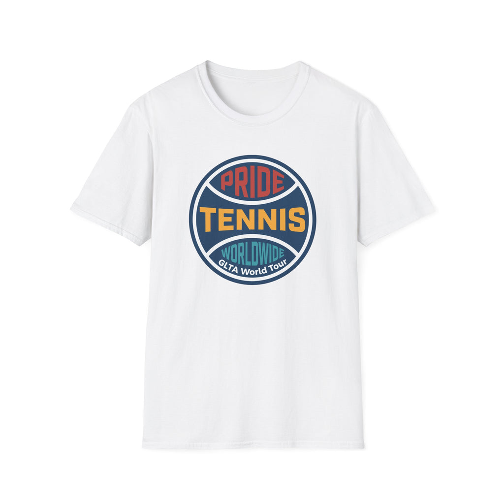 Pride Tennis Retro Circle Logo Version 1