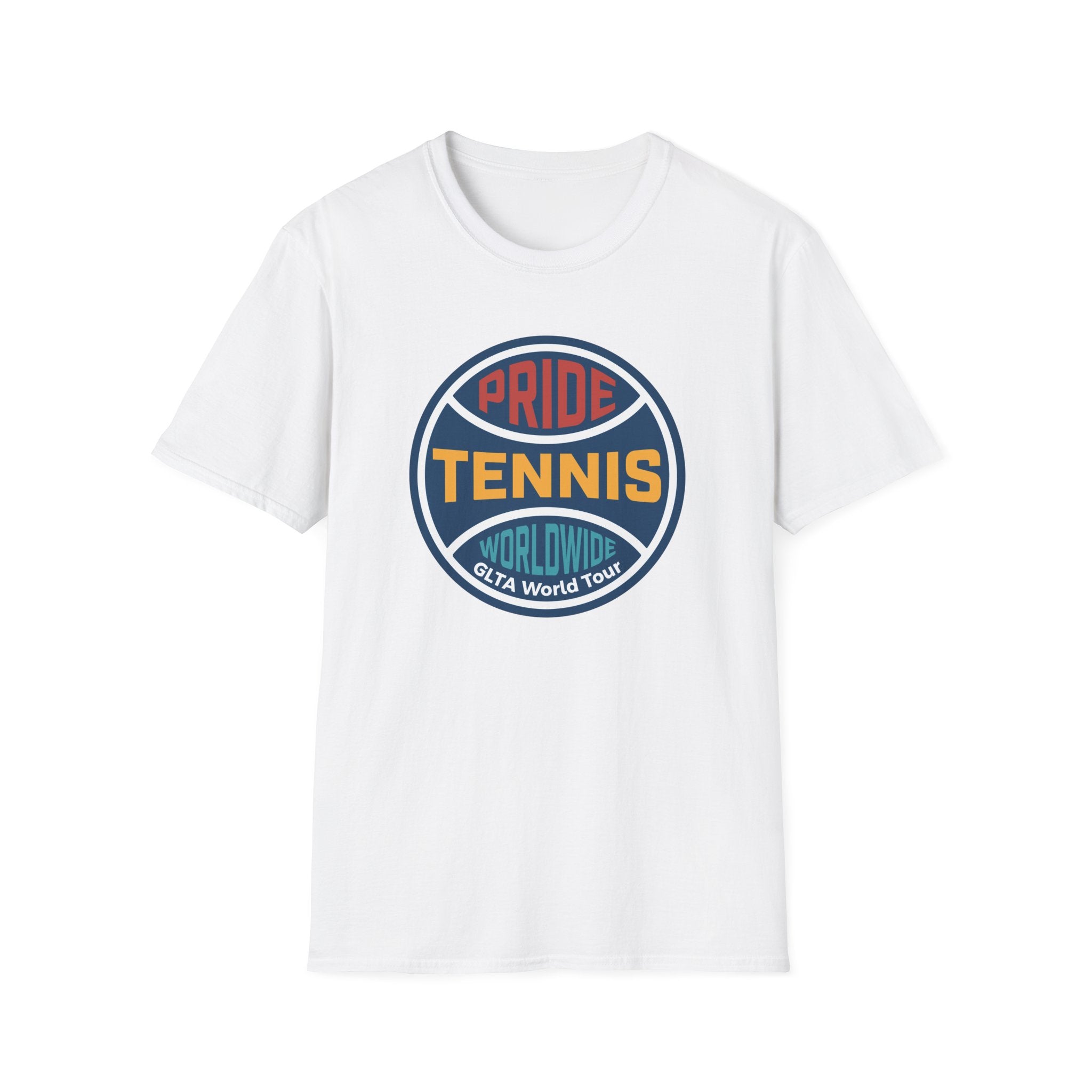 Pride Tennis Retro Circle Logo Version 1