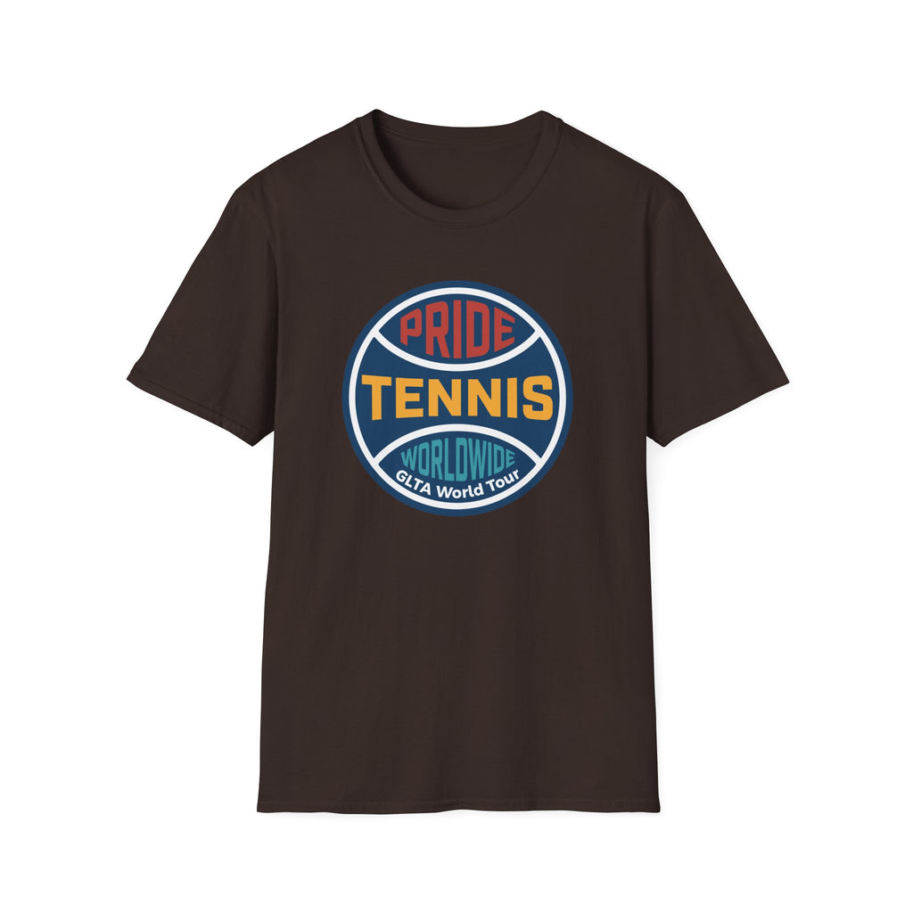 Pride Tennis Retro Circle Logo Version 1