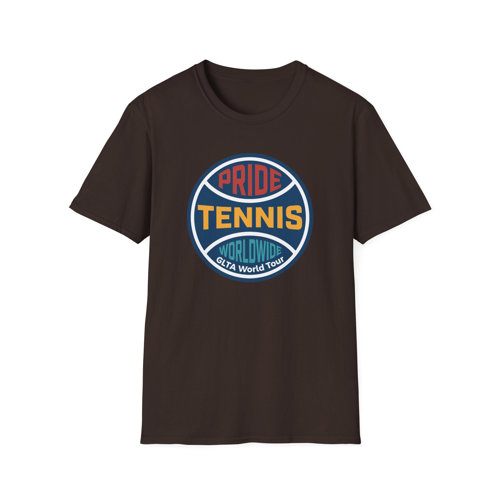 Pride Tennis Retro Circle Logo Version 1