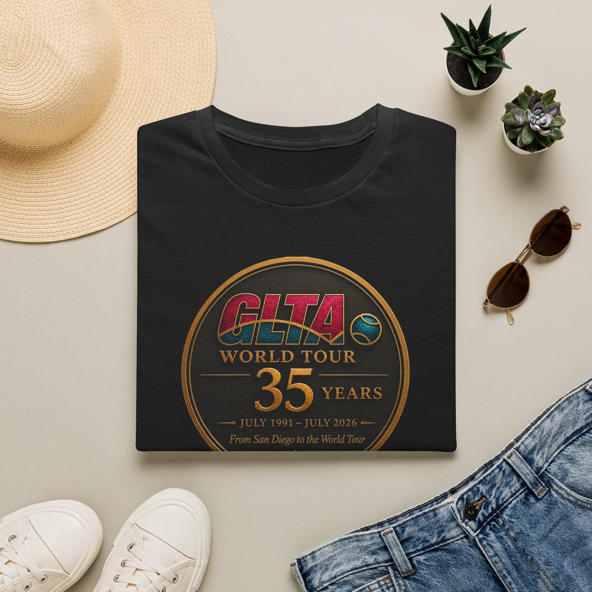 T-Shirt — GITA World Tour 35 Years Vintage Tour Tee