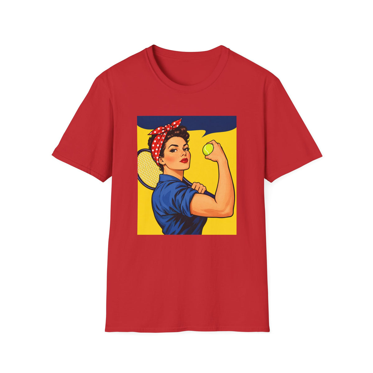 Rosie the Riveter Tennis Power T-Shirt