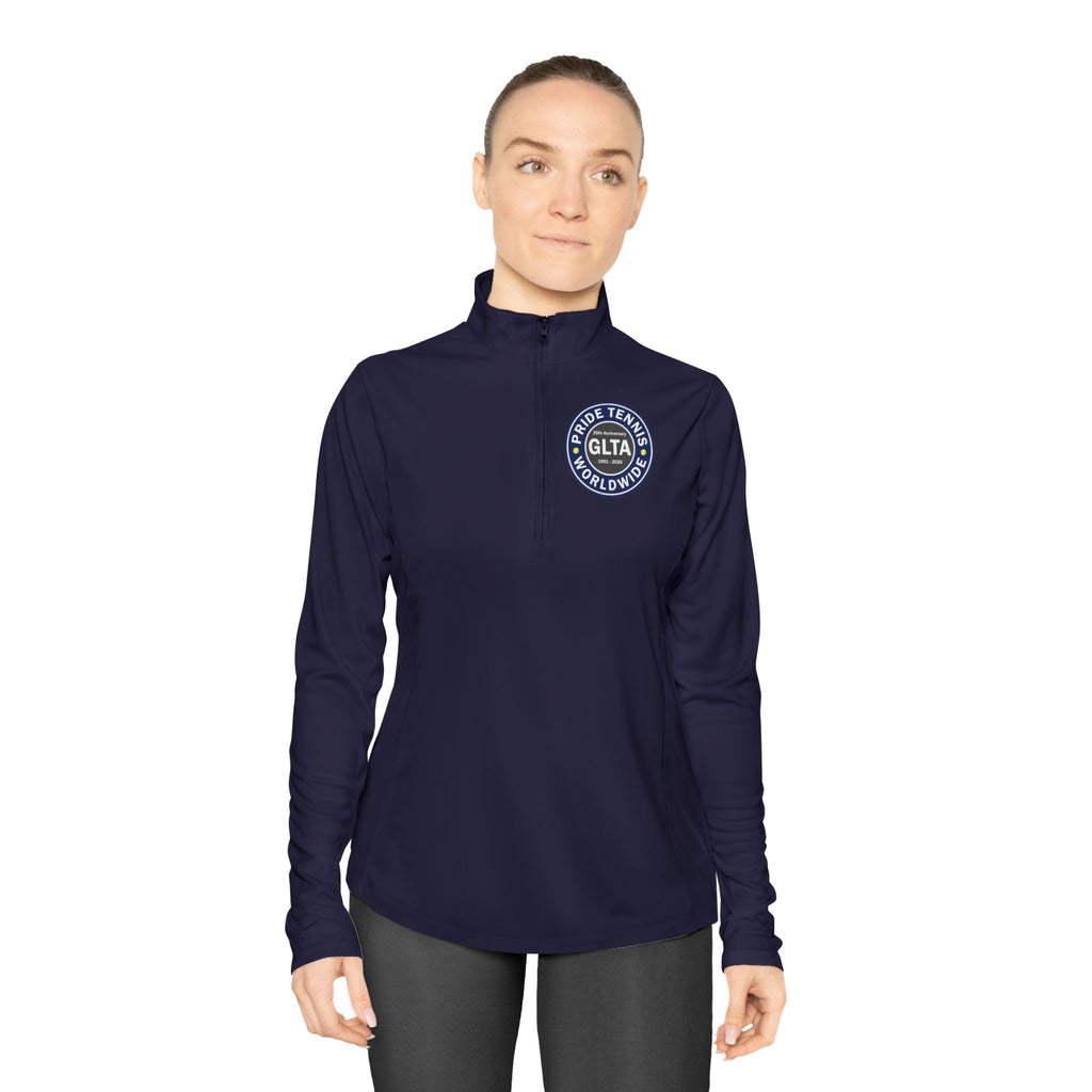 Women's Pride Tennis 35th Anniversary Quarter-Zip Pullover