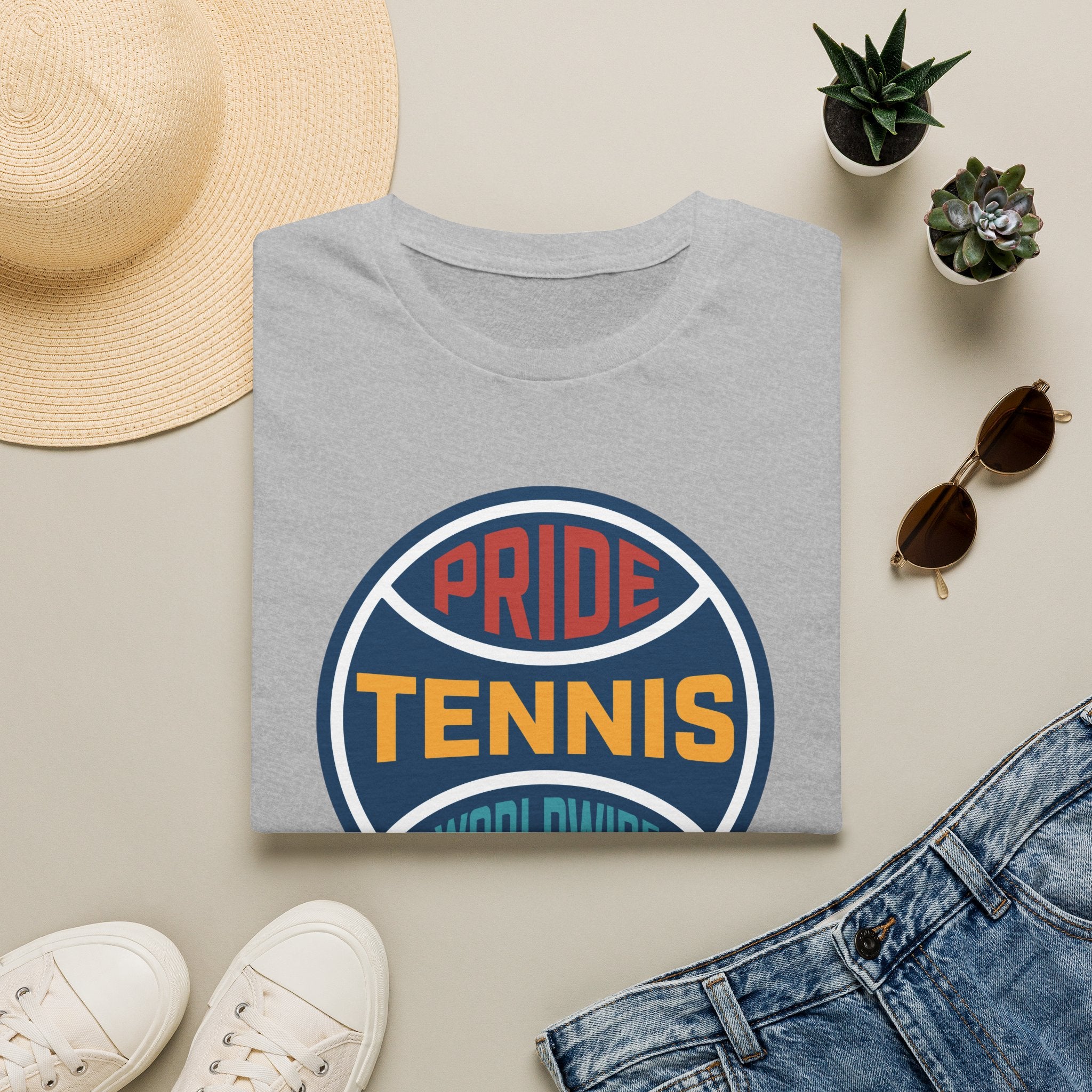 Pride Tennis Retro Circle Logo Version 1