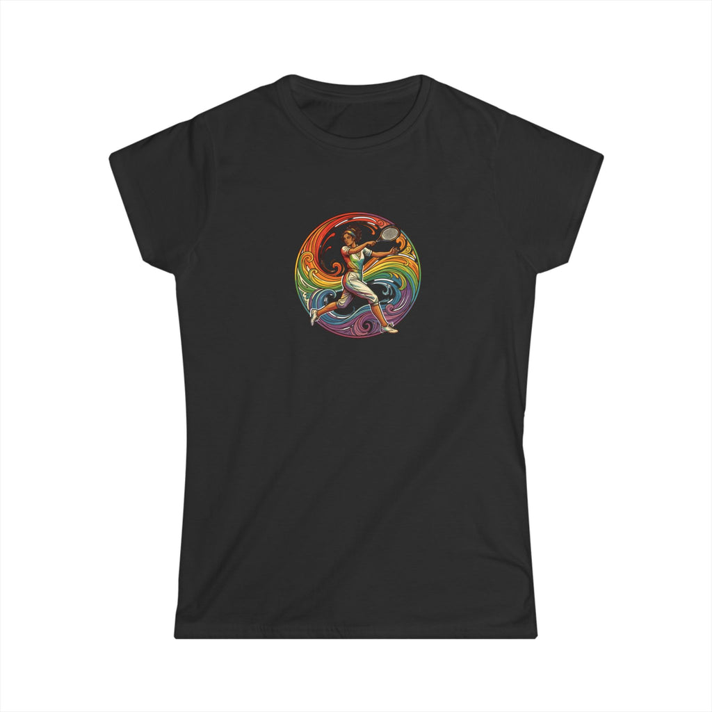 Women's Color Splash Tee in Black