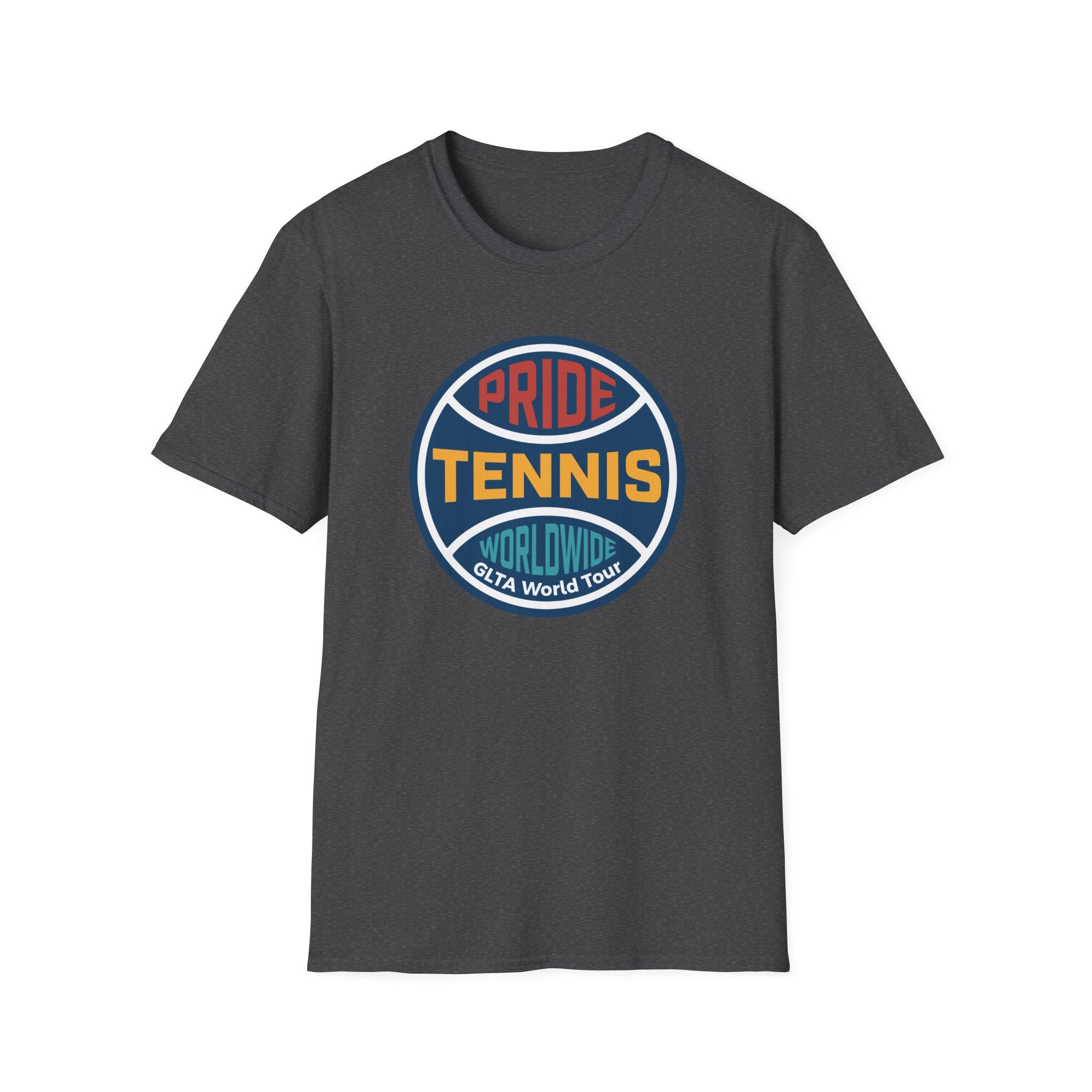 Pride Tennis Retro Circle Logo Version 1