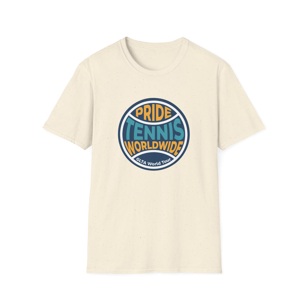Pride Tennis Tee Retro Circle Design Version 2