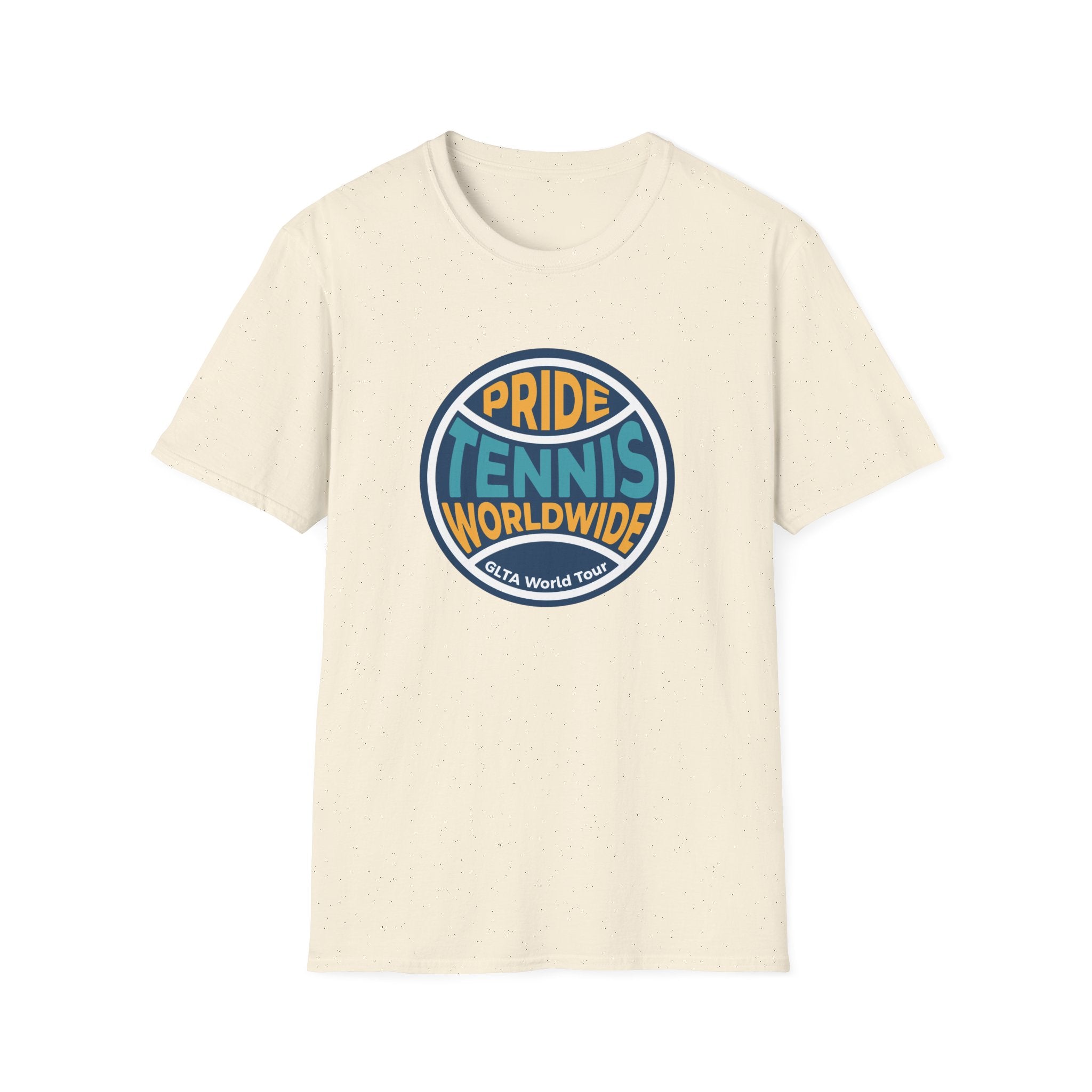 Pride Tennis Tee Retro Circle Design Version 2