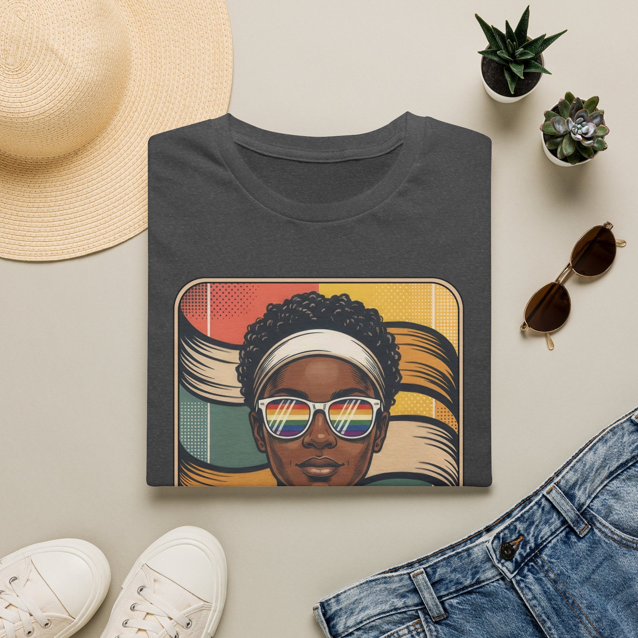 Retro Rainbow Sunglasses Tee