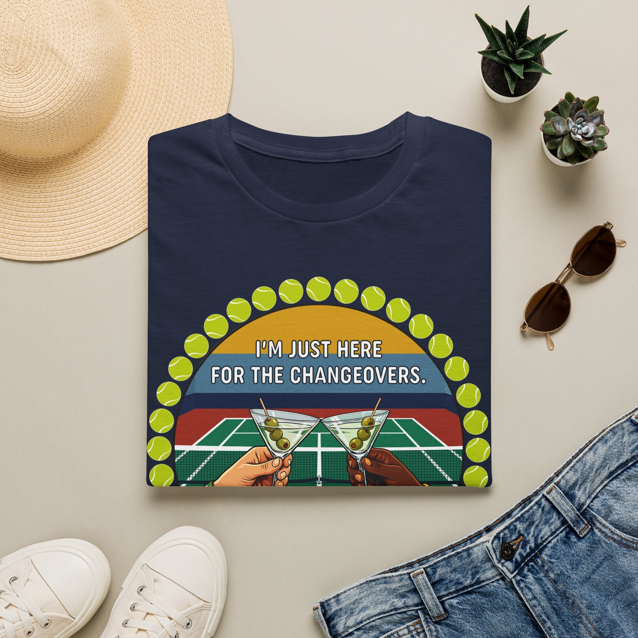 Just Here For The Changeovers Tee
