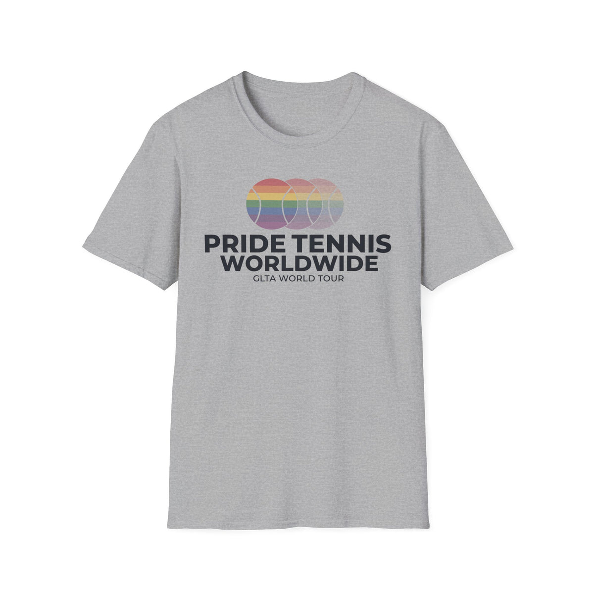 Fading Rainbow Ball Tee