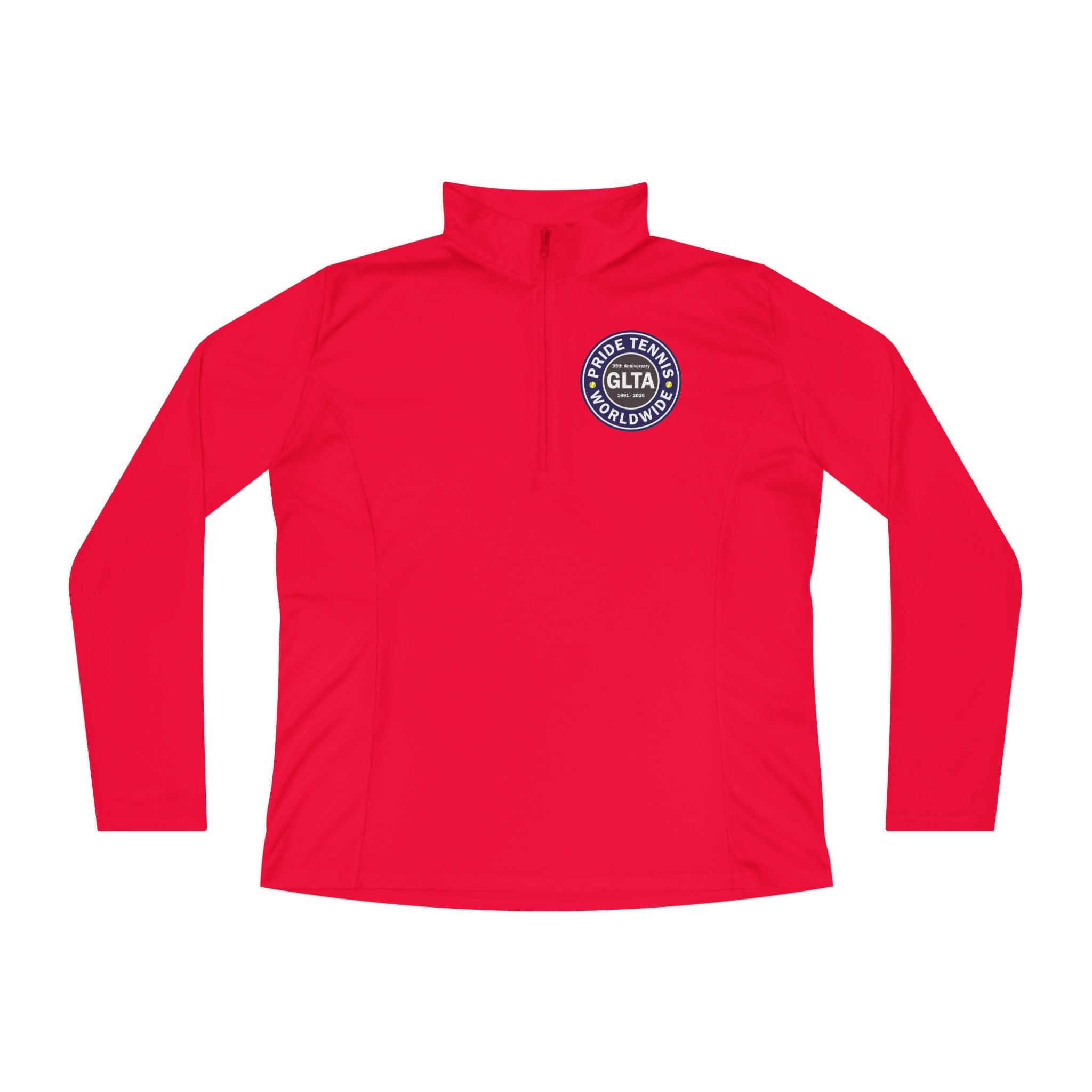Women's Pride Tennis 35th Anniversary Quarter-Zip Pullover