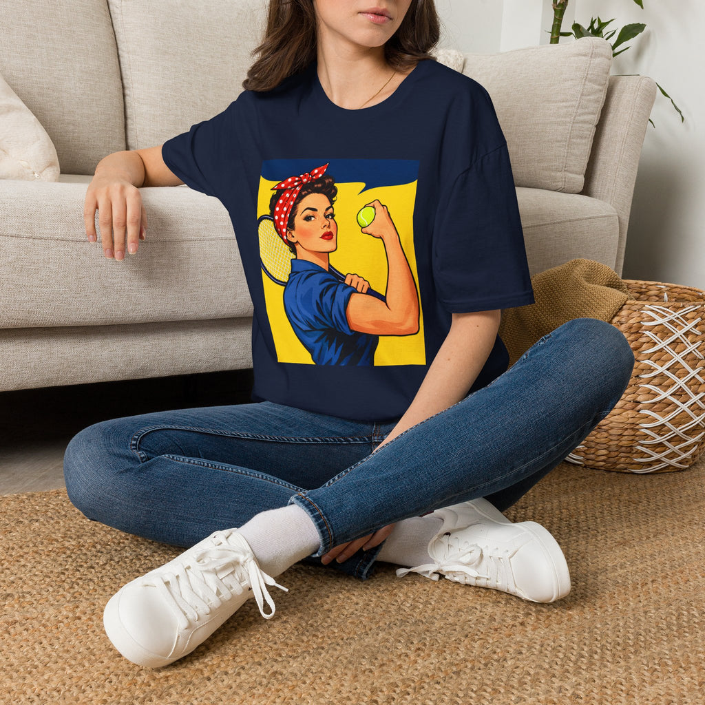 Rosie the Riveter Tennis Power T-Shirt