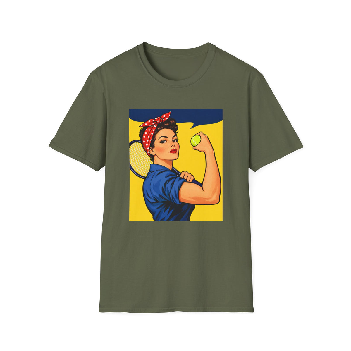 Rosie the Riveter Tennis Power T-Shirt