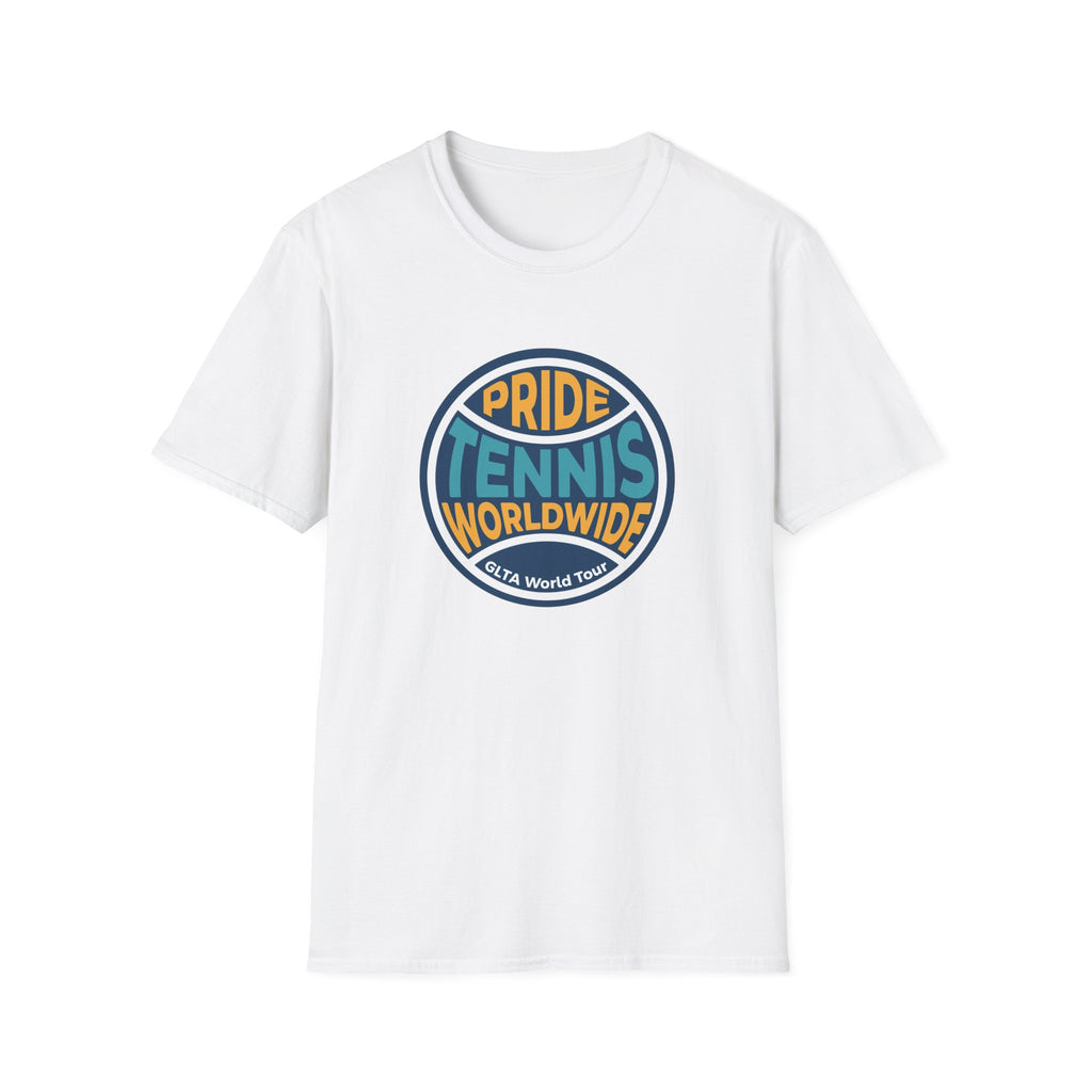 Pride Tennis Tee Retro Circle Design Version 2