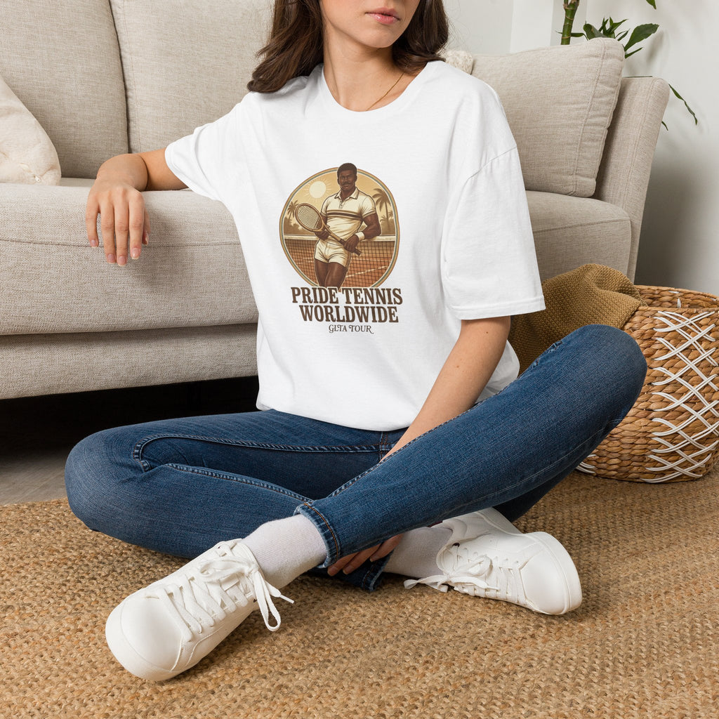 Pride Tennis Worldwide Vintage Graphic Tee