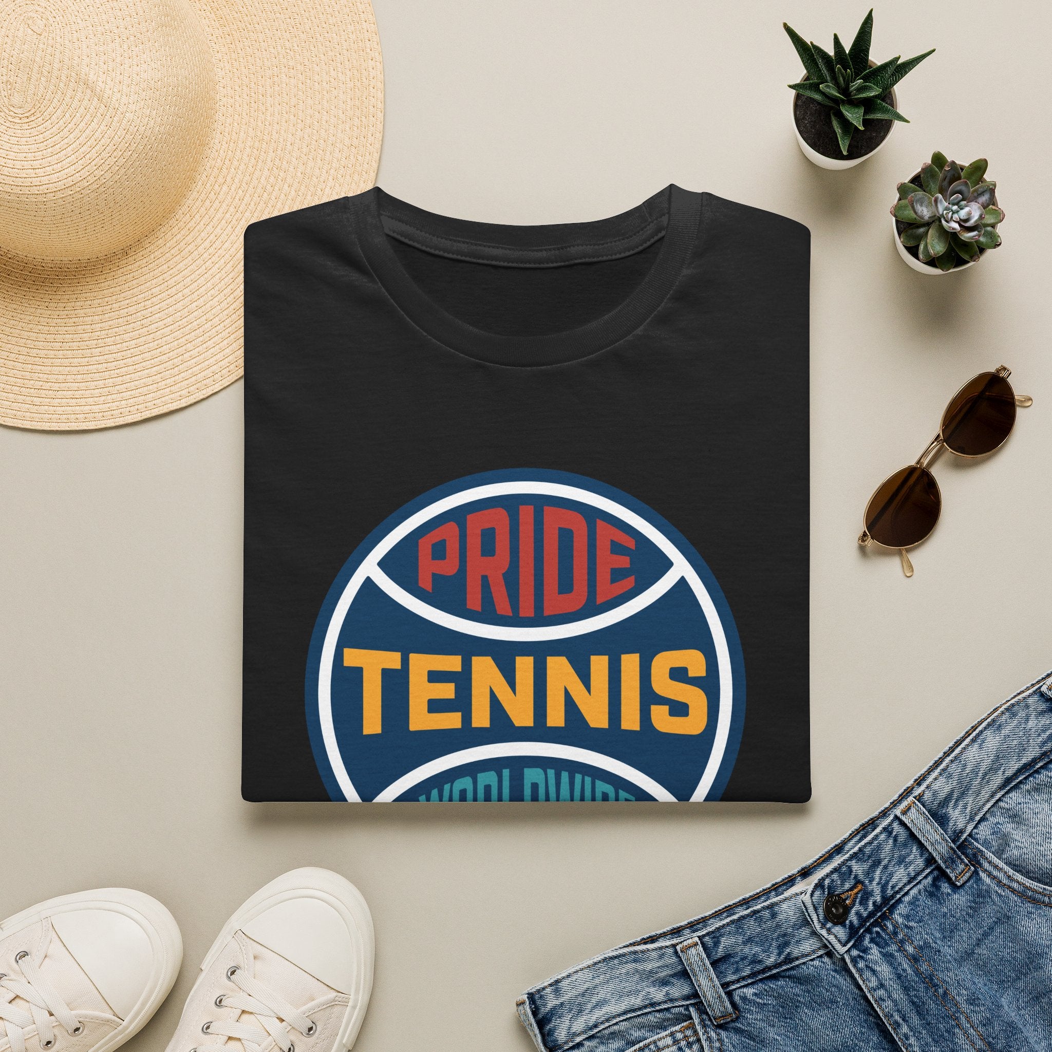 Pride Tennis Retro Circle Logo Version 1