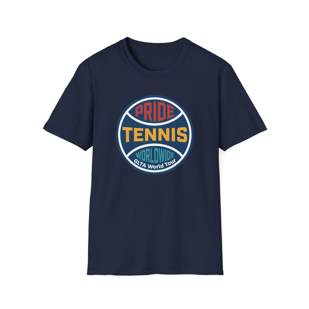 Pride Tennis Retro Circle Logo Version 1
