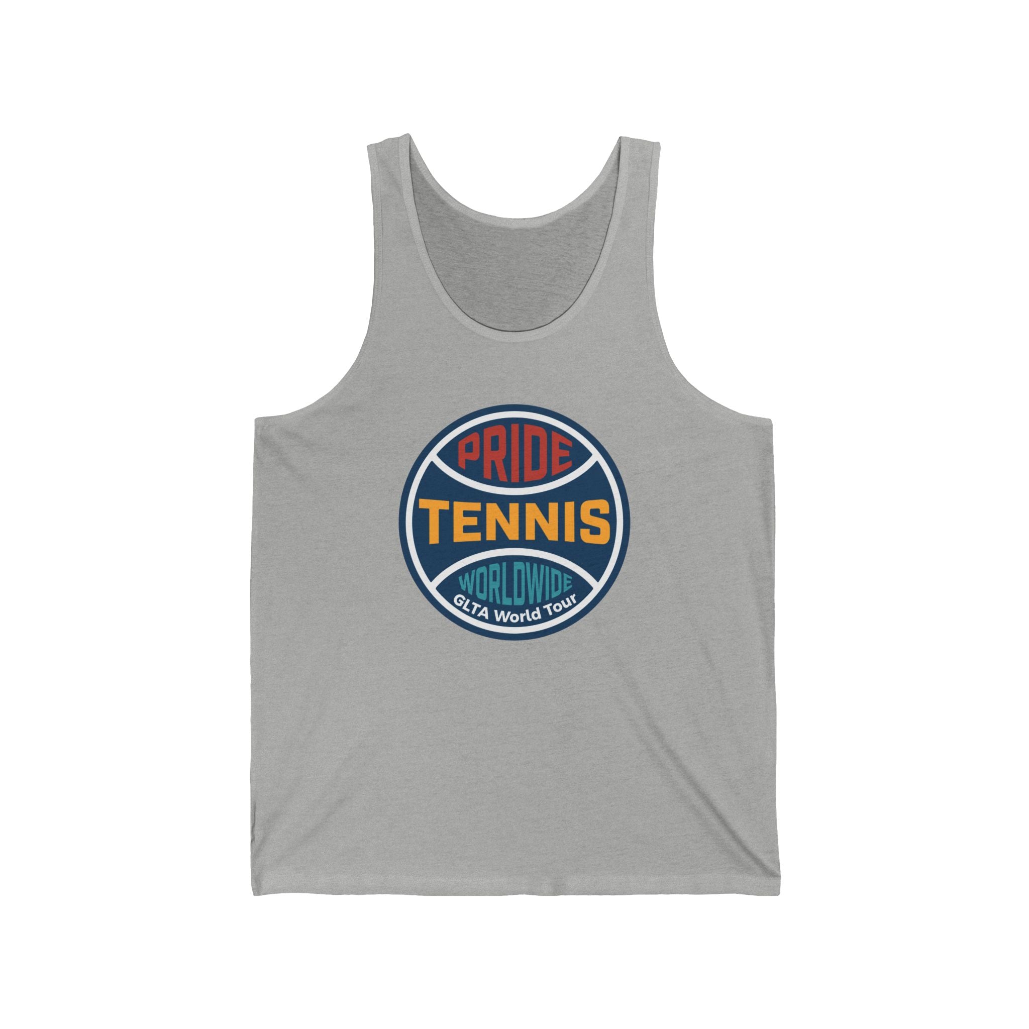 Pride Tennis Tank Retro Circle Design Version 1