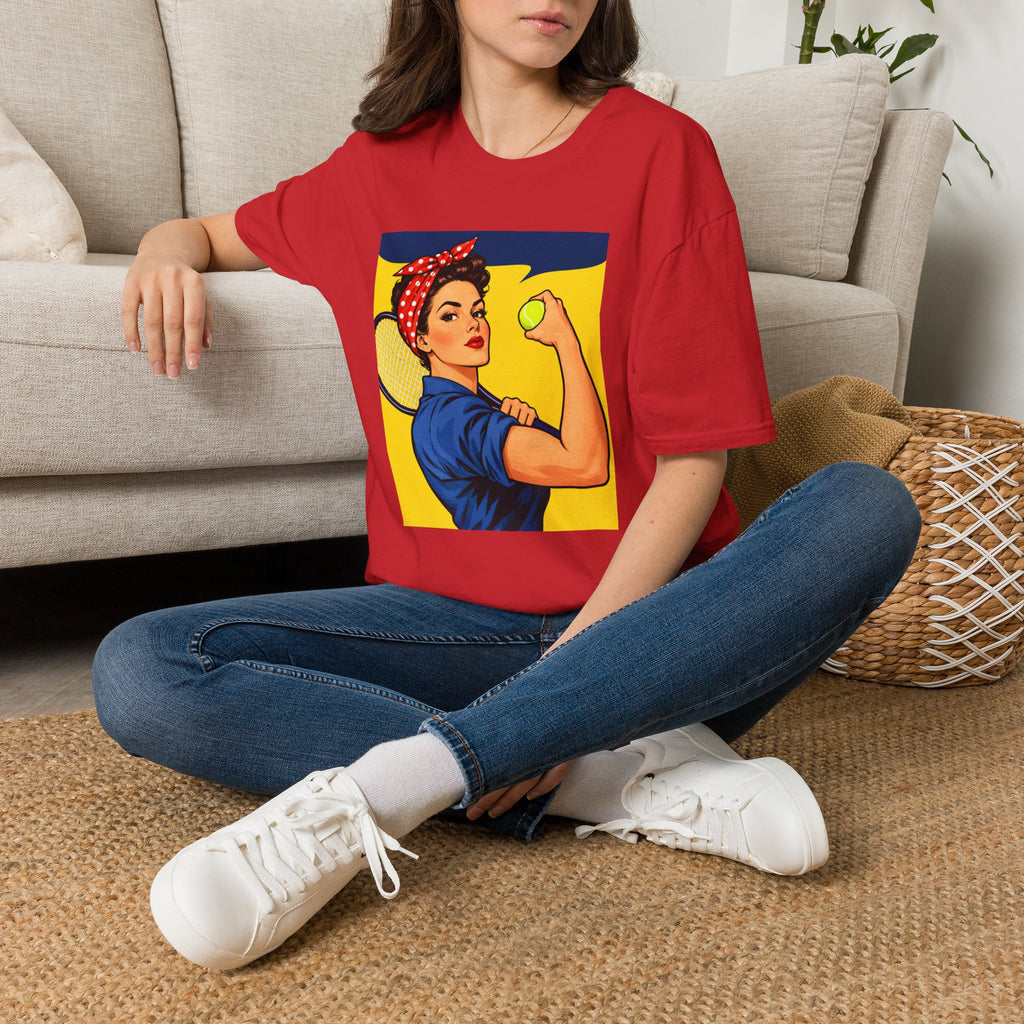 Rosie the Riveter Tennis Power T-Shirt