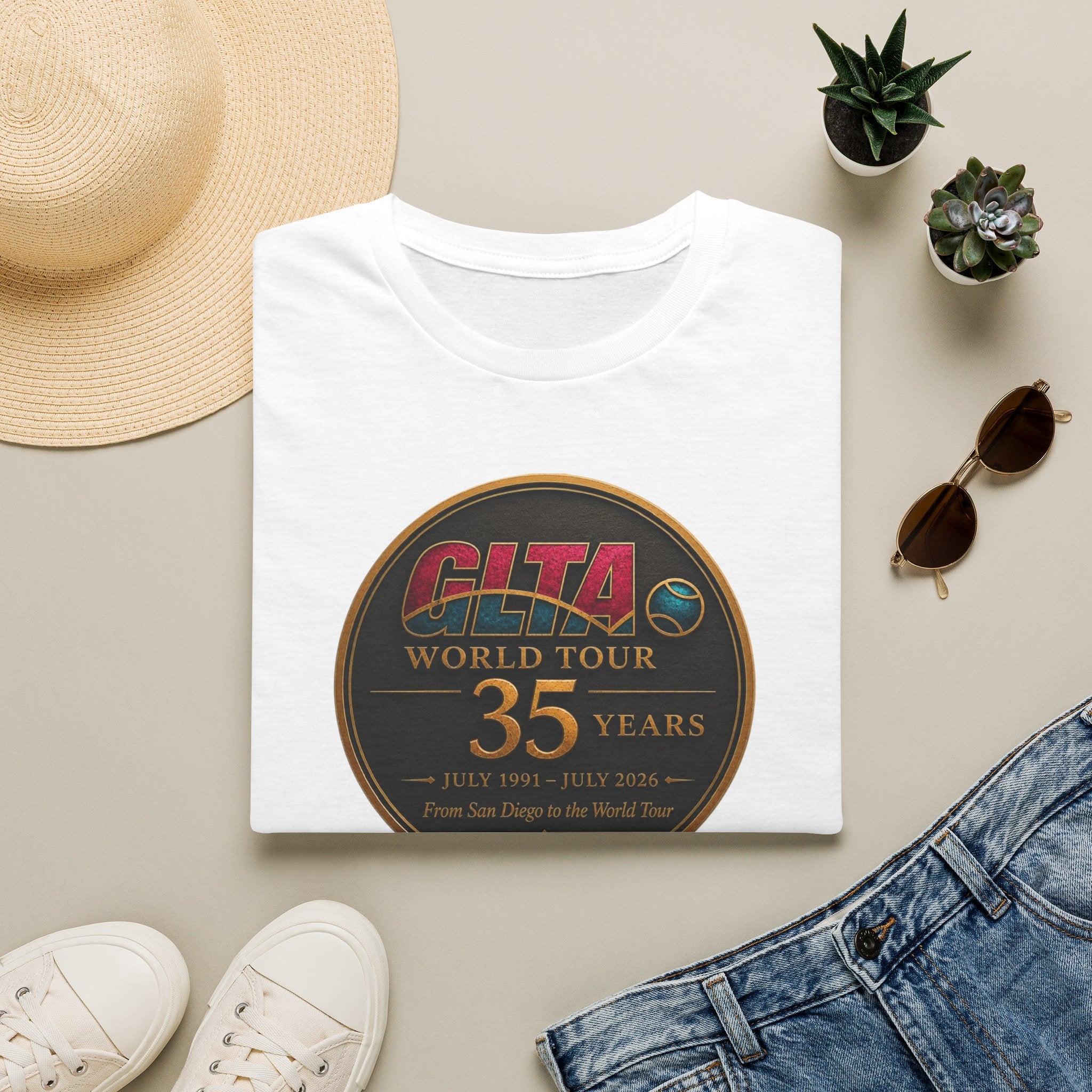 T-Shirt — GITA World Tour 35 Years Vintage Tour Tee