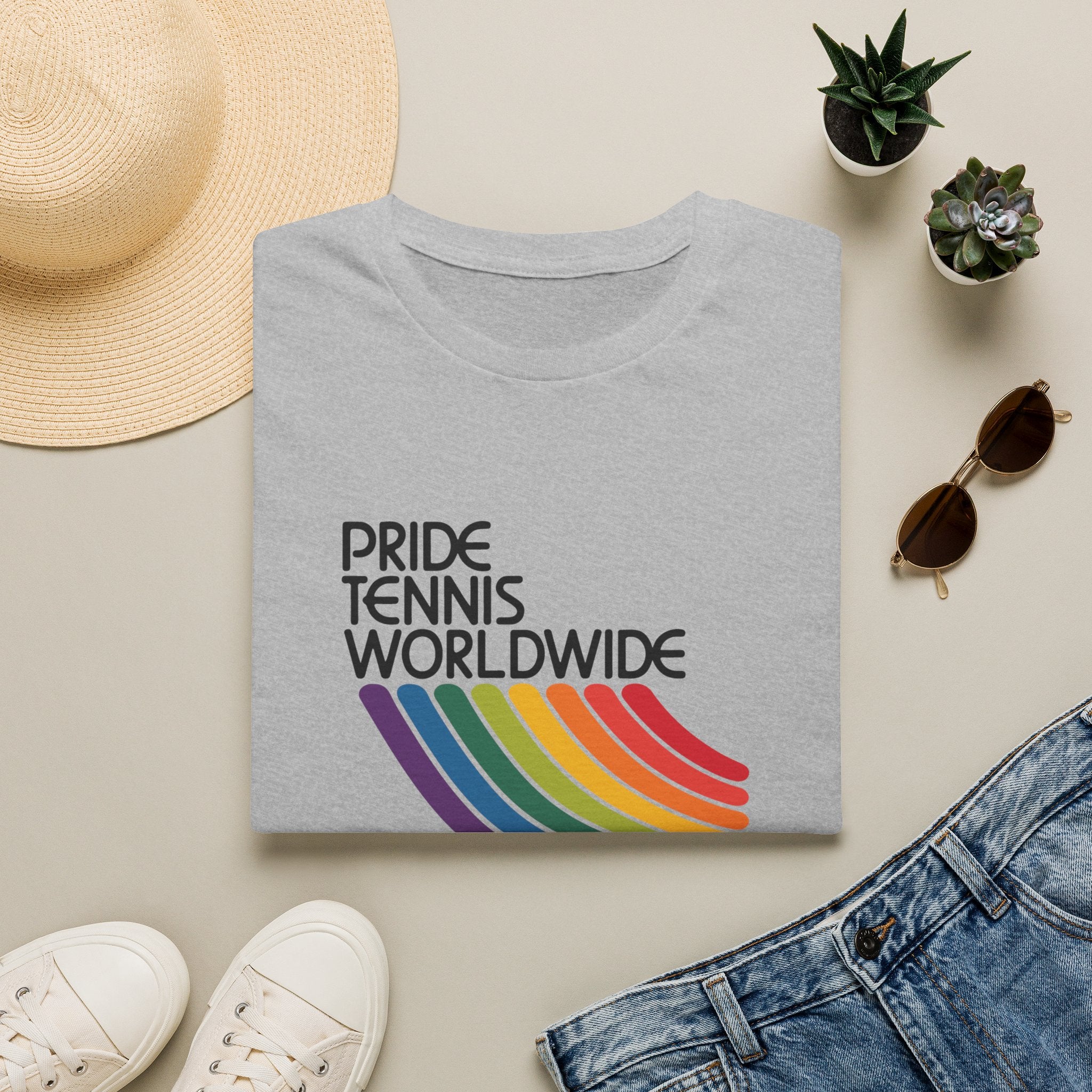 Pride Tennis Worldwide Rainbow Tee