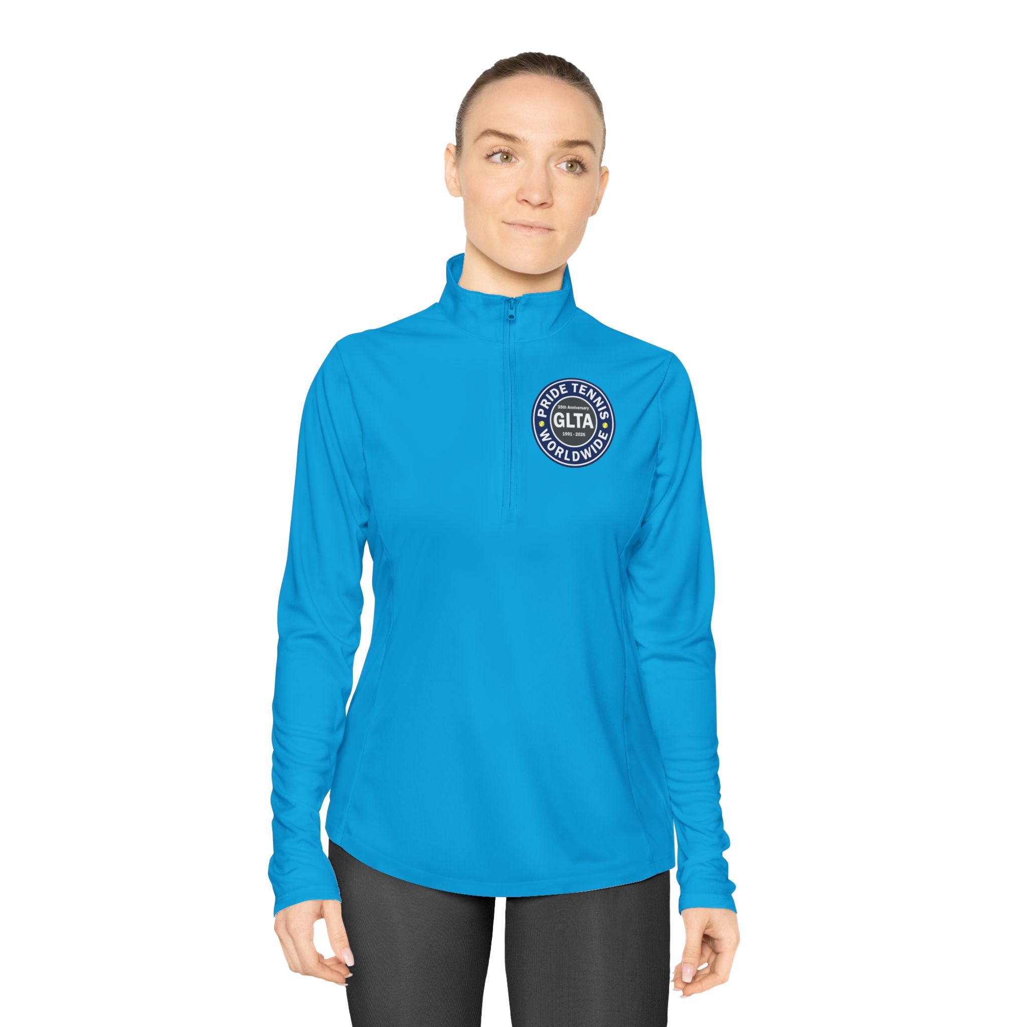 Women's Pride Tennis 35th Anniversary Quarter-Zip Pullover