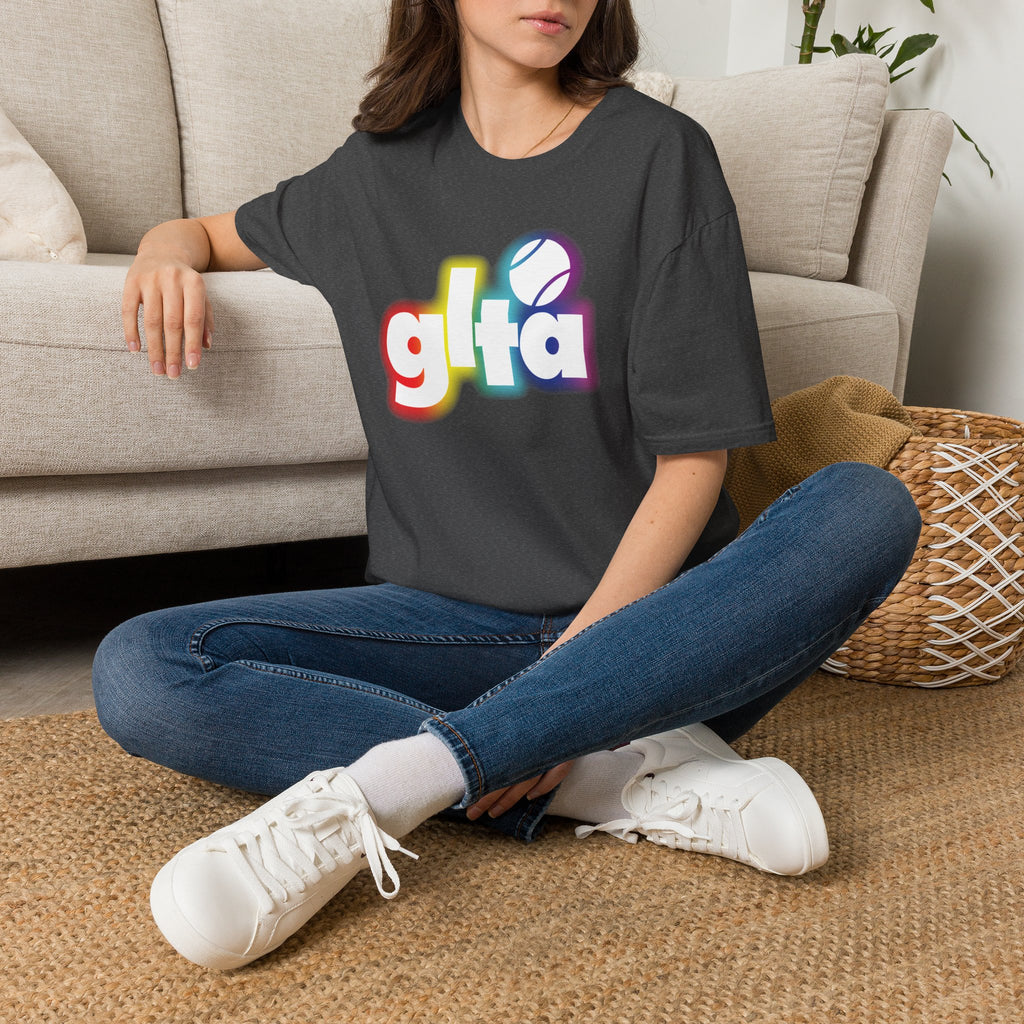 90s GLTA Retro Logo Blur Tee