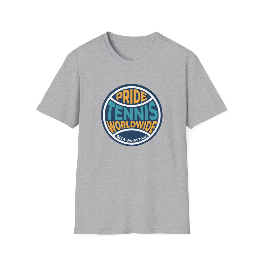 Pride Tennis Tee Retro Circle Design Version 2