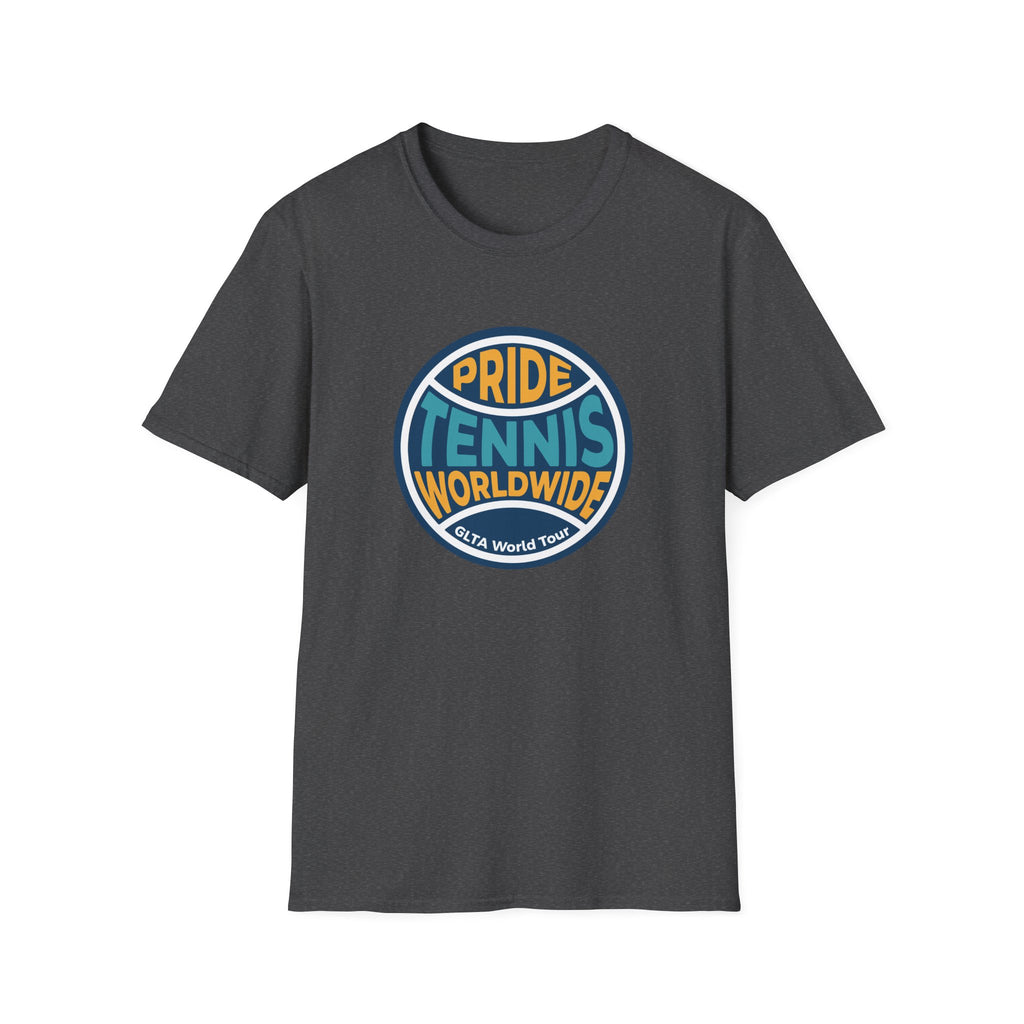 Pride Tennis Tee Retro Circle Design Version 2