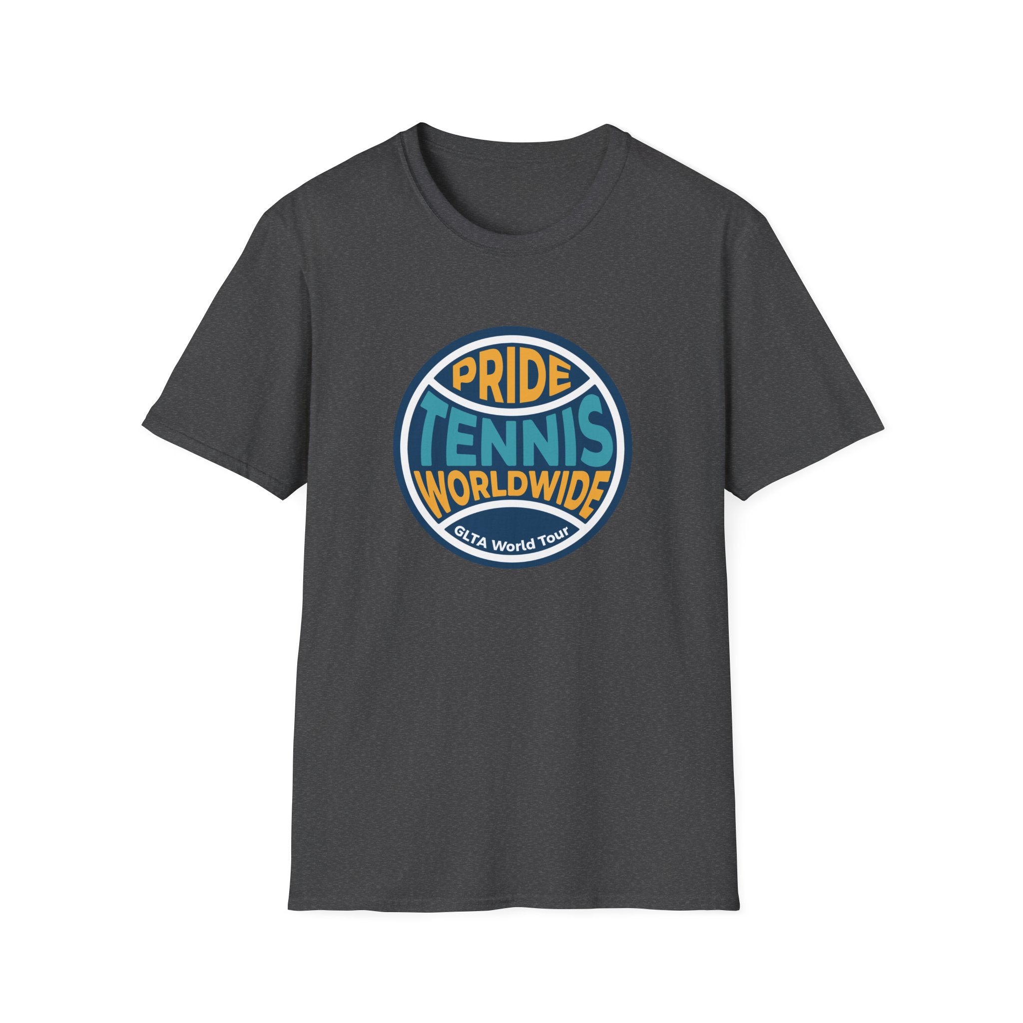 Pride Tennis Tee Retro Circle Design Version 2