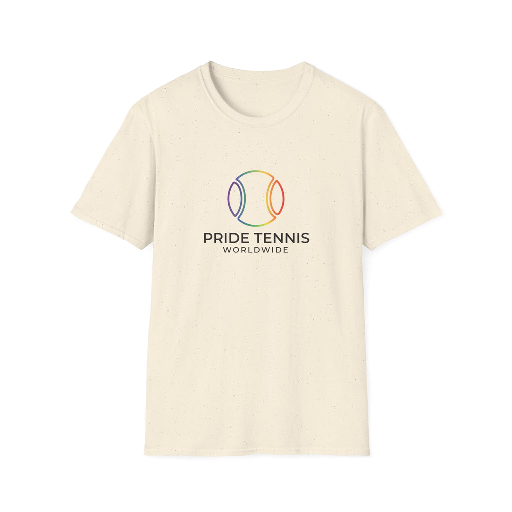 Pride Tennis T-Shirt — Rainbow Tennis Ball "Pride Tennis Worldwide" Tee