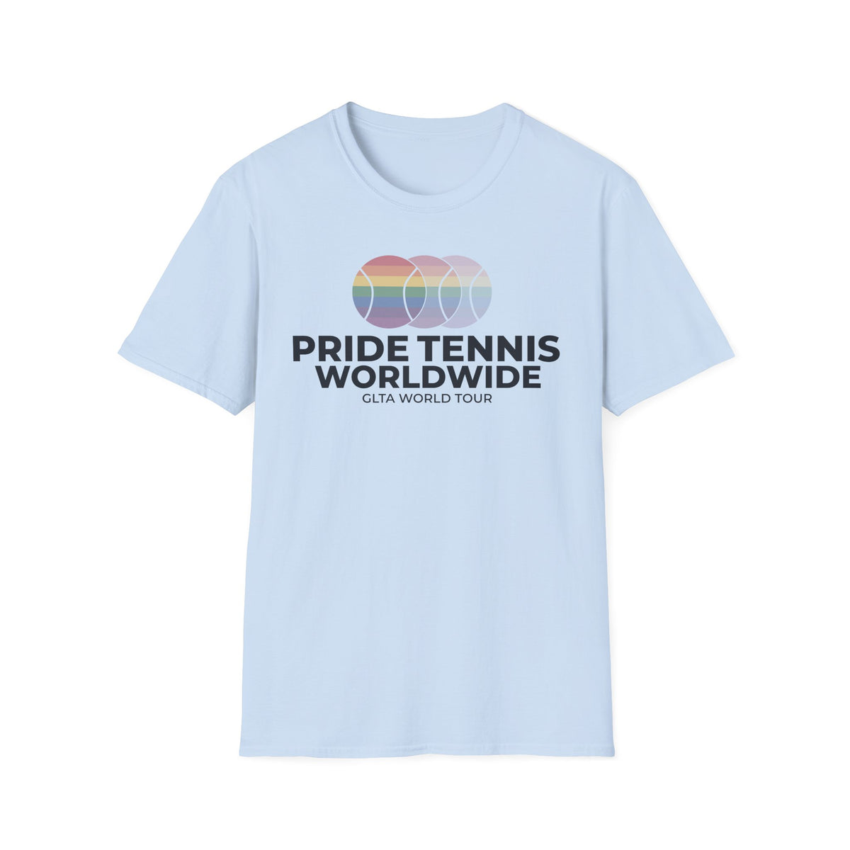 Fading Rainbow Ball Tee