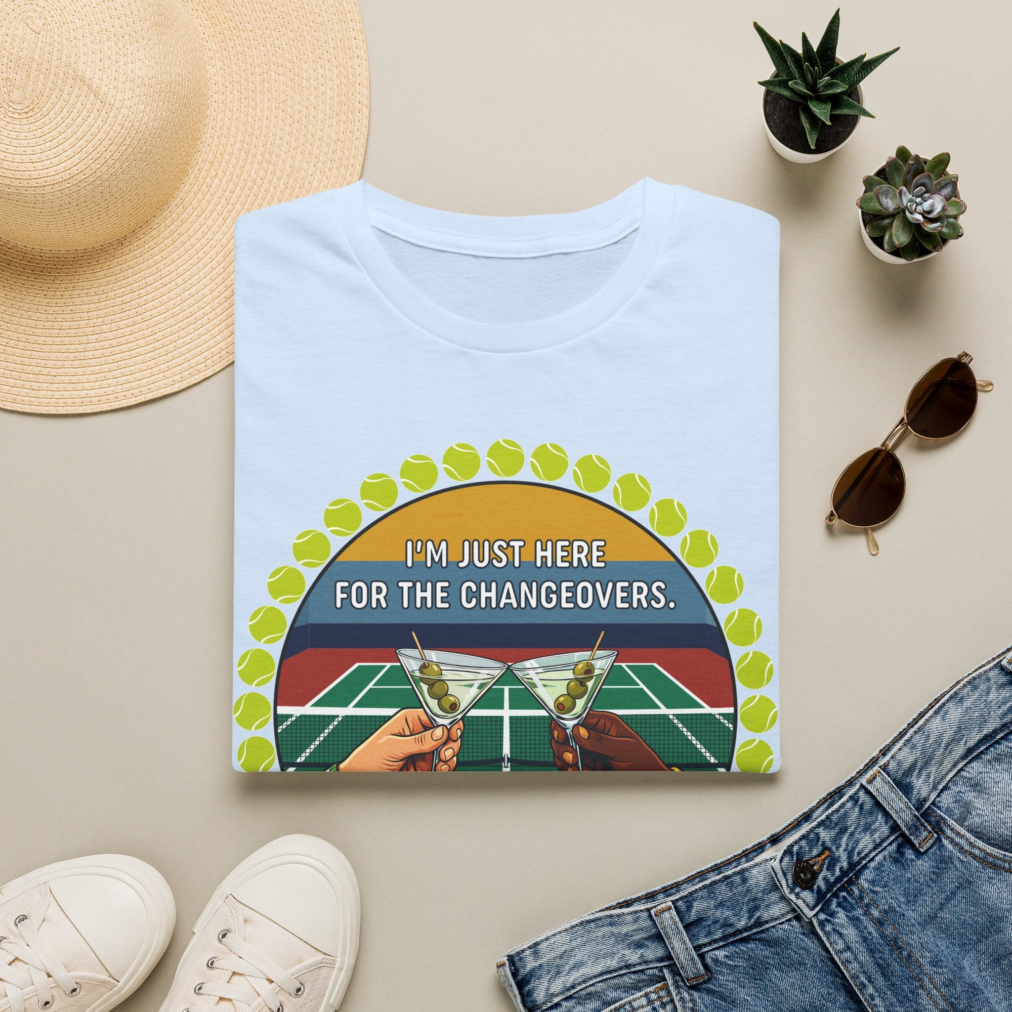 Just Here For The Changeovers Tee