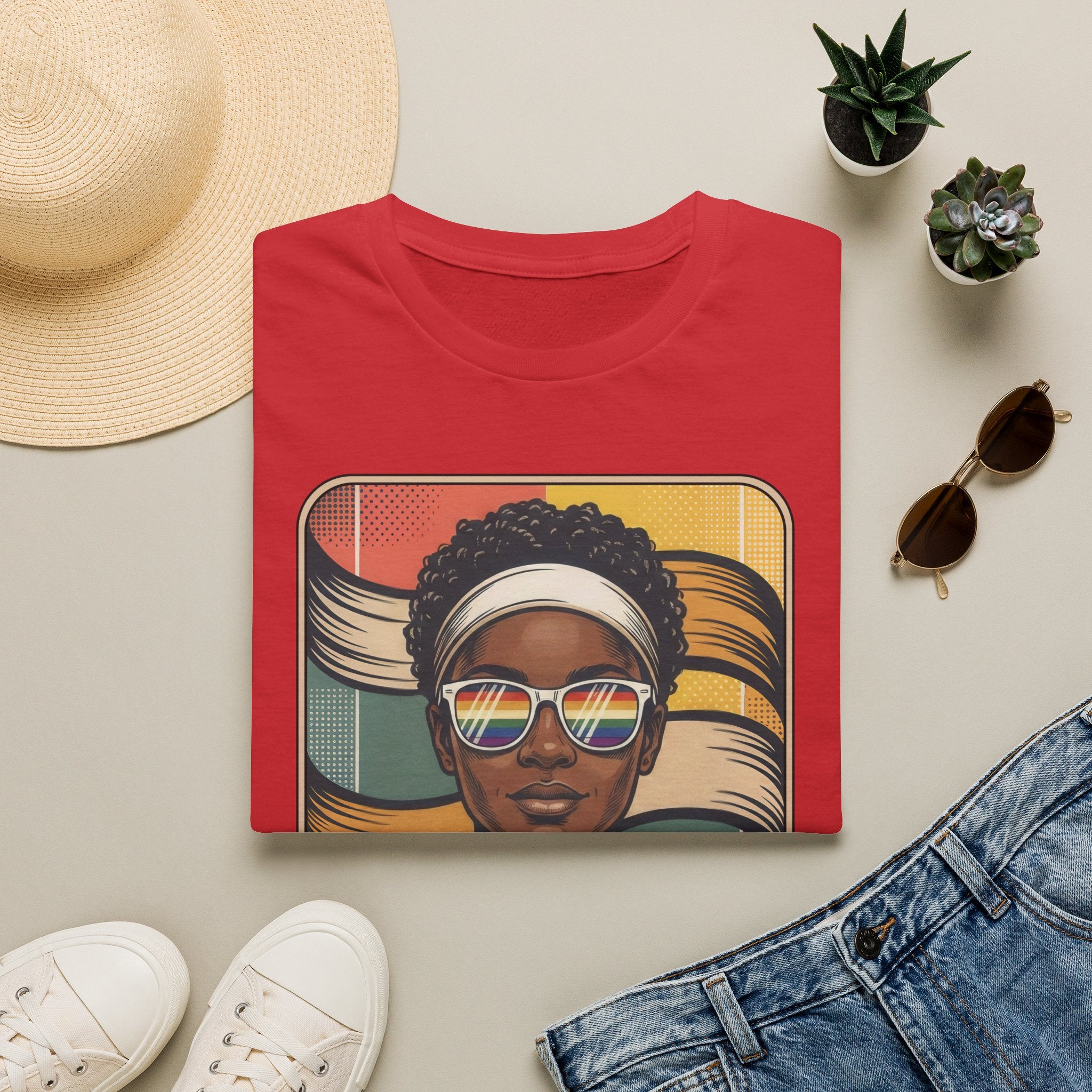 Retro Rainbow Sunglasses Tee
