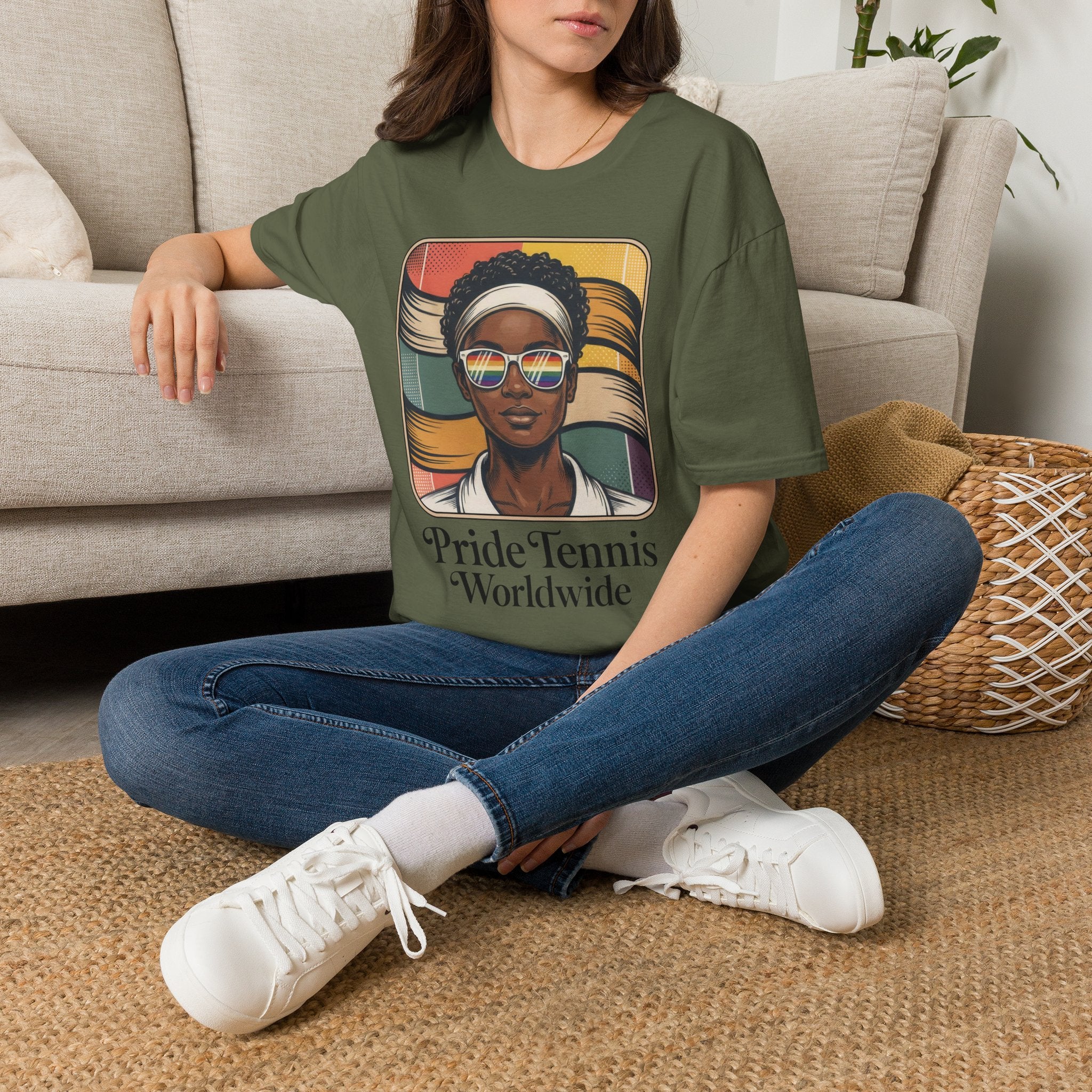 Retro Rainbow Sunglasses Tee