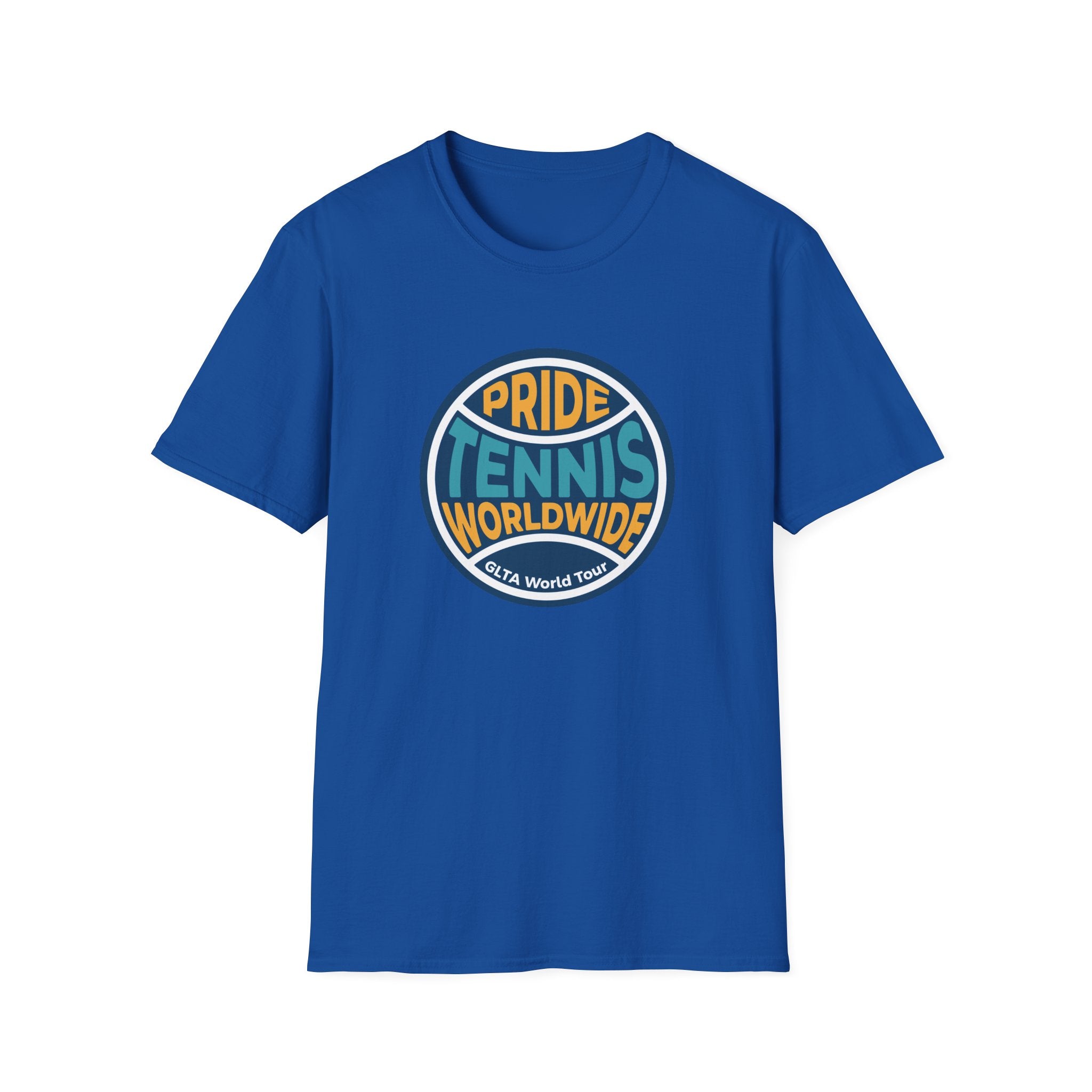 Pride Tennis Tee Retro Circle Design Version 2